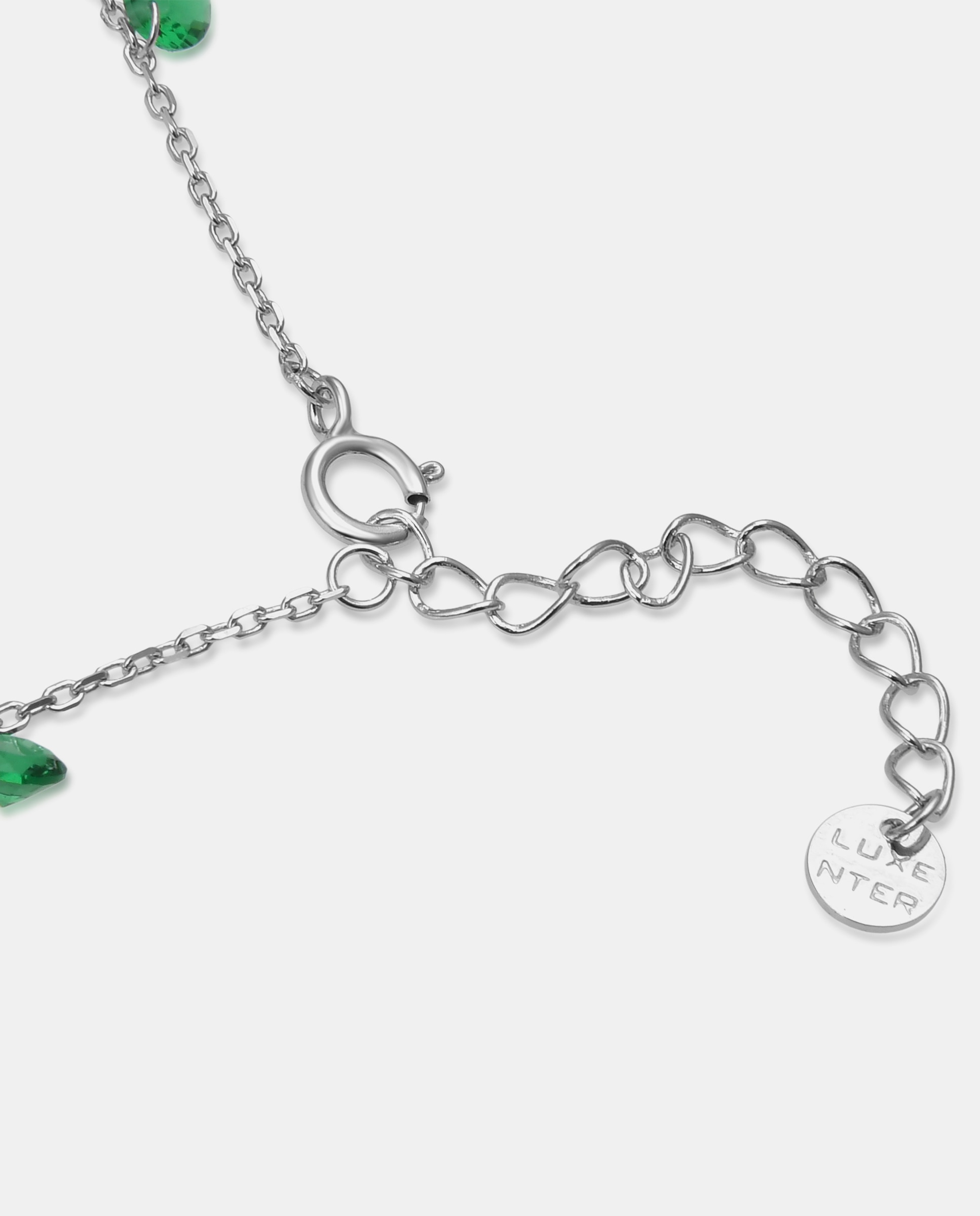 Pulseira de Corrente Pide Un Deseo de Prata de Lei 925 Acabada em Ródio com Zircónias Multicolor Prata-6