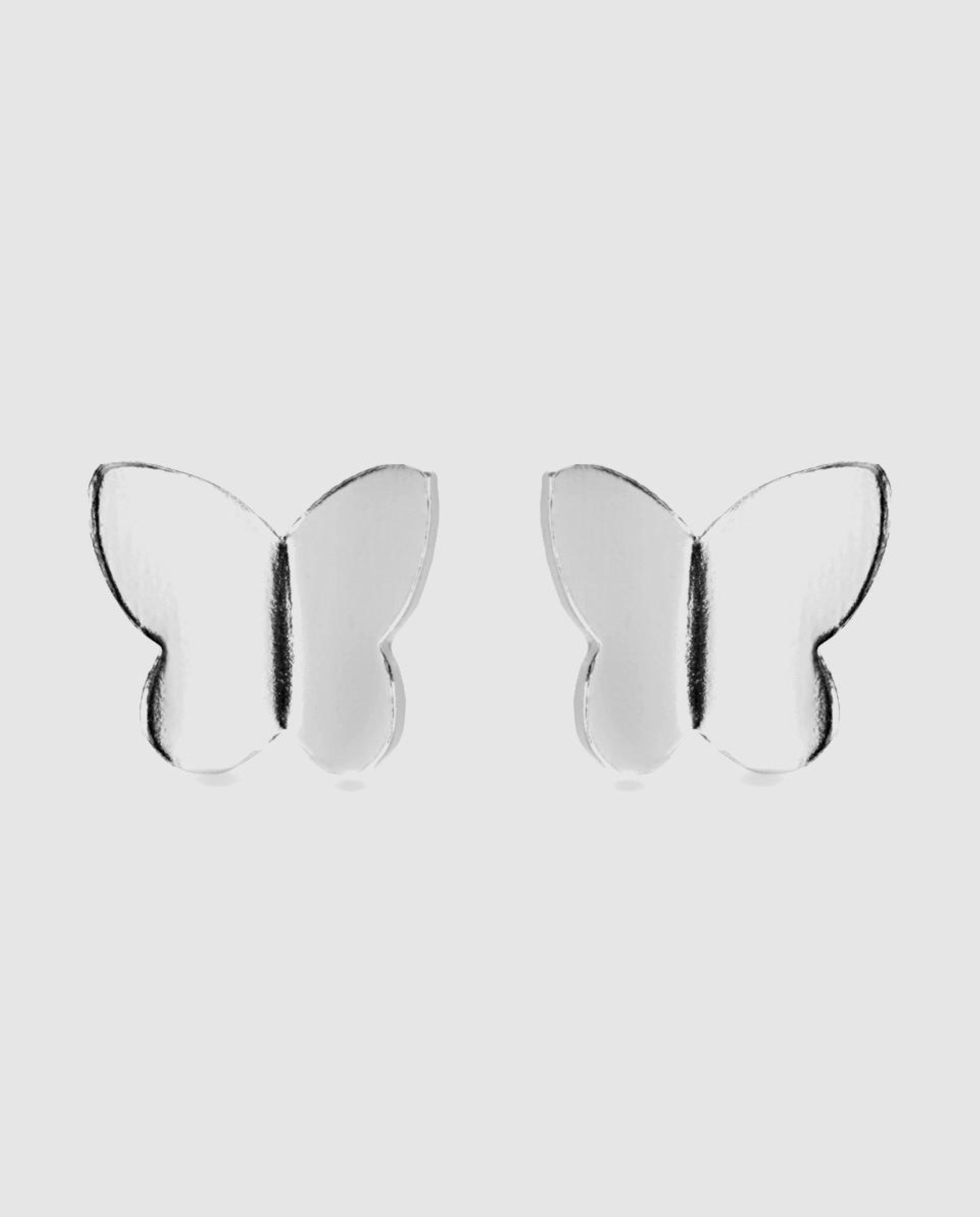 Brincos Essential de Prata de Lei 925 com Acabamento em Ródio Cinzento-1