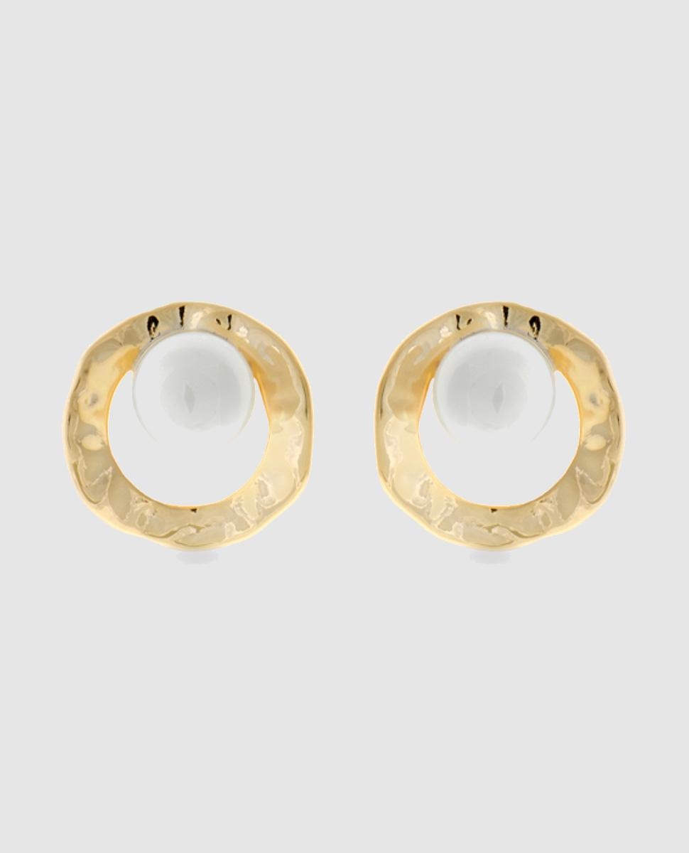 Brincos Basic Acabados em Ouro Amarelo de 18 Quilates Ouro-1