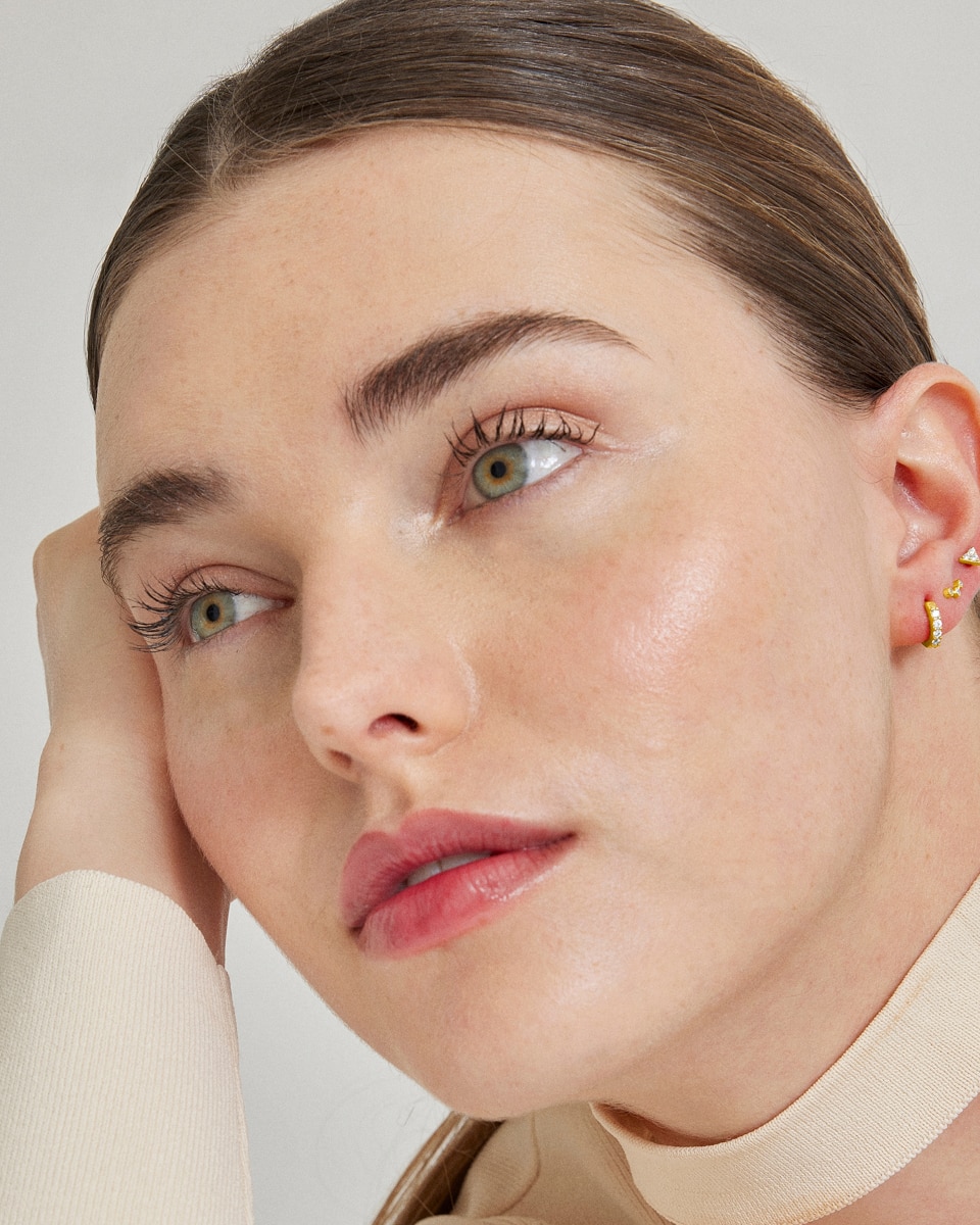 Piercing Personalizável de Prata de Lei 925 com Acabamento em Ouro Amarelo de 18 Quilates Ouro-2