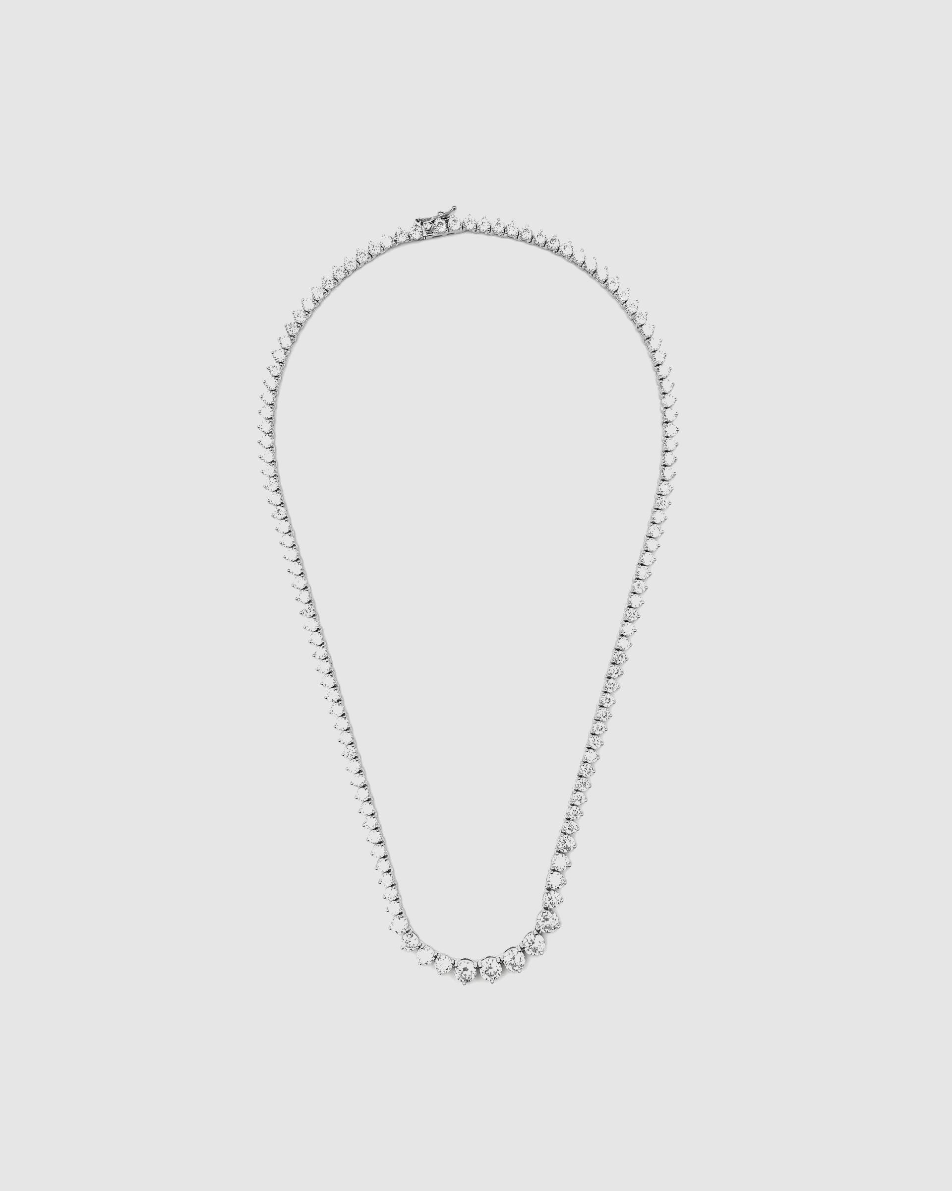 Colar Momentos para Brilhar de Prata de Lei 925 com Acabamento em Ródio e Zirconita Brilhante Prata-3