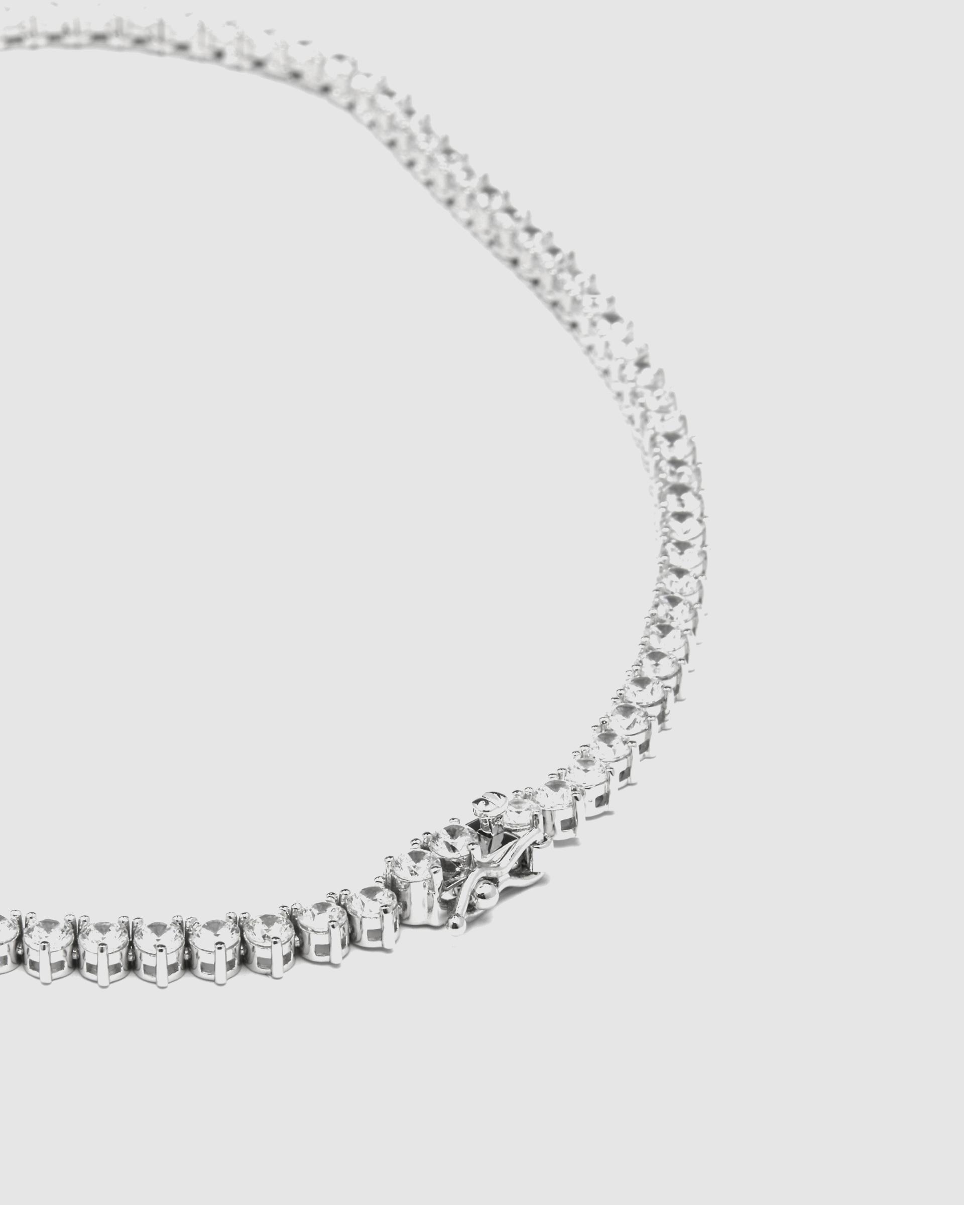 Colar Momentos para Brilhar de Prata de Lei 925 com Acabamento em Ródio e Zirconita Brilhante Prata-7