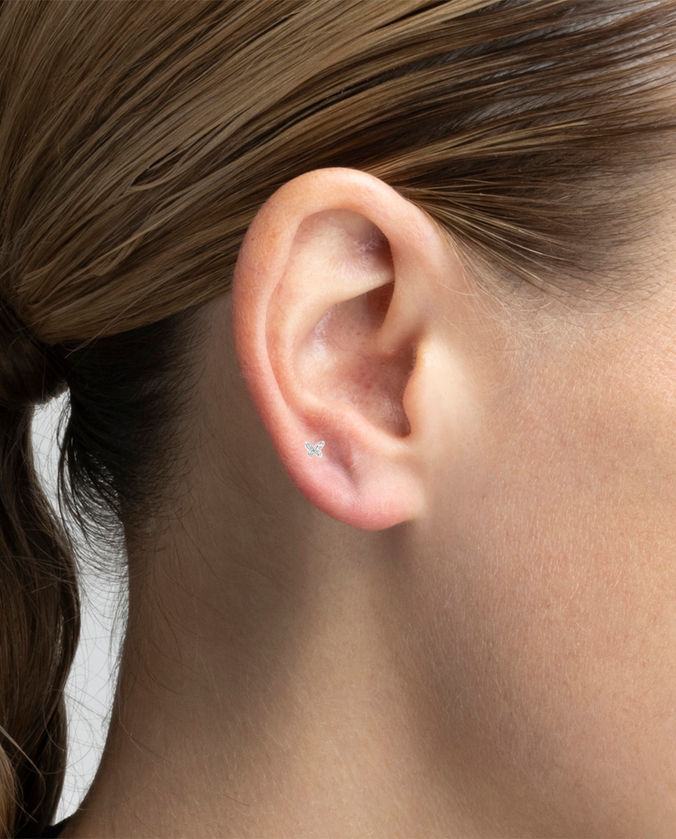 Piercing Personalizável de Prata de Lei 925 com Acabamento em Ródio e Zirconita Brilhante Prata-4