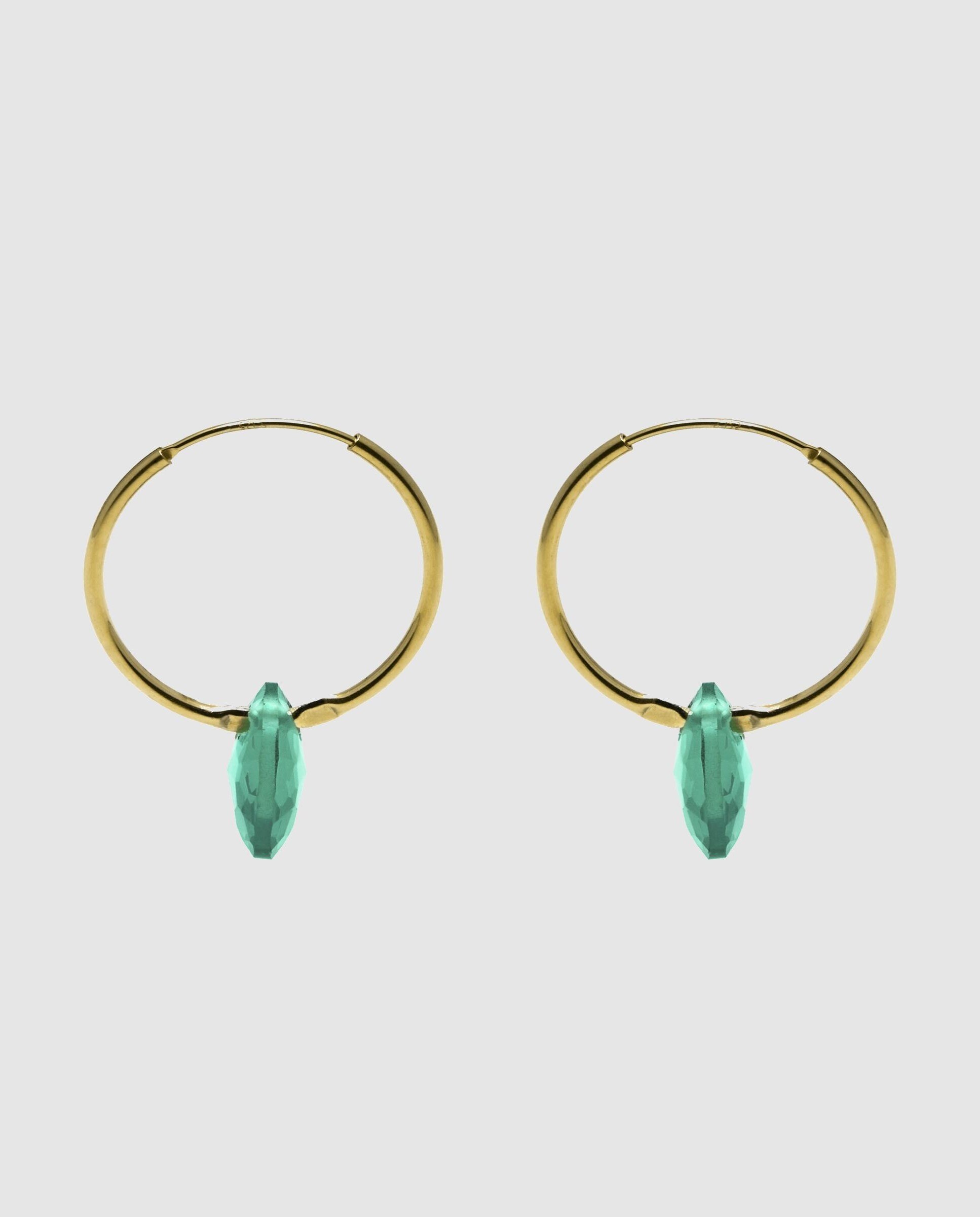 Brincos de Aro Atelier de Prata de Lei 925 com Acabamentos em Ouro de 18 Quilates com Quartzo Hidrotermal Verde Roxo-3
