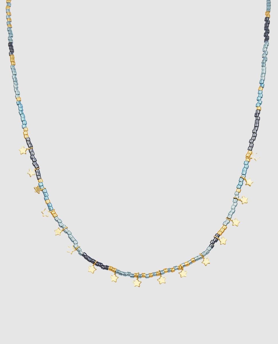 Imagem 0 de Colar Pide Un Desejo de Prata de Lei 925 com Acabamento em Ouro Amarelo de 18 Quilates