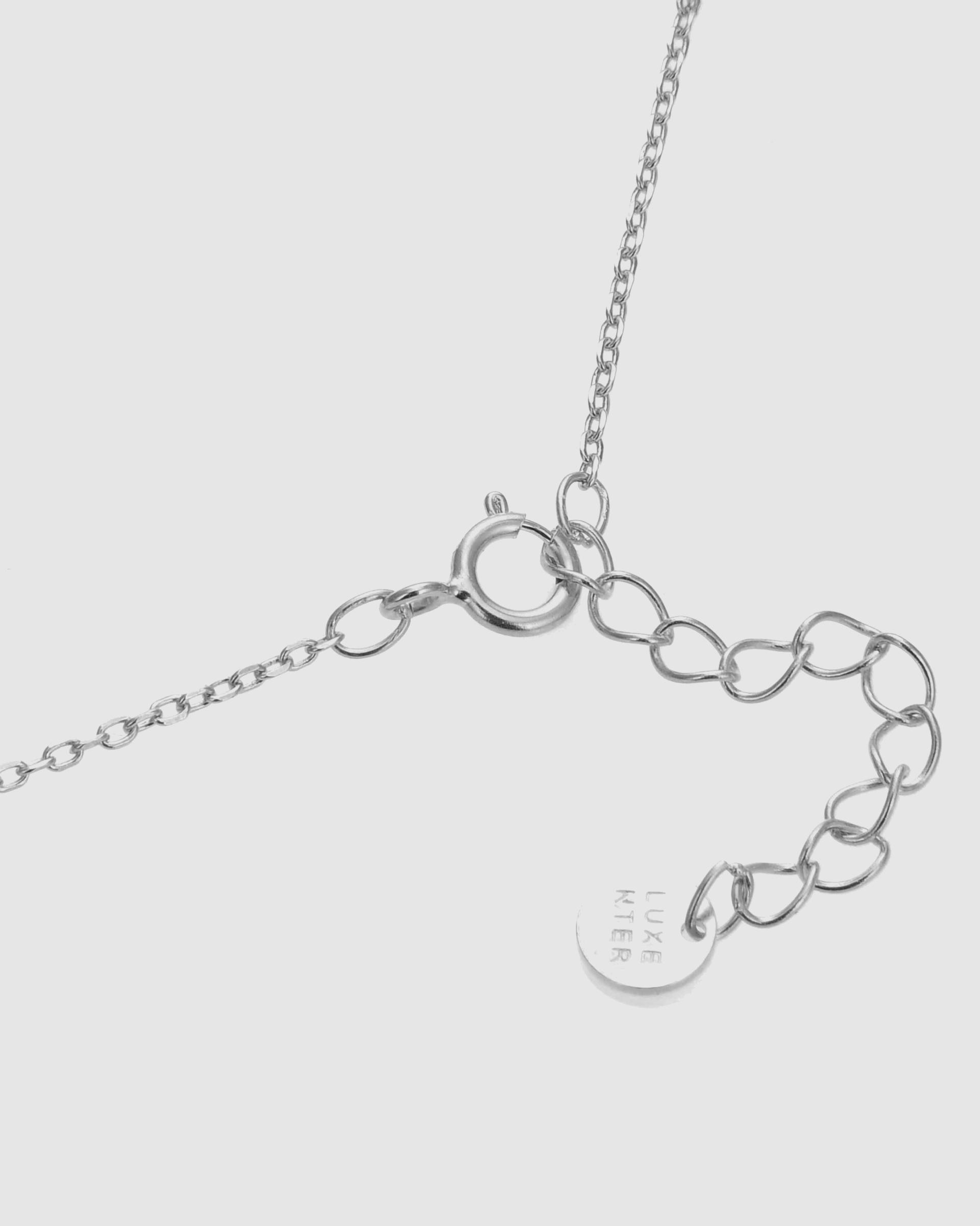 Colar Pide Un Deseo de Prata de Lei 925 com Acabamento em Ródio e Zirconita Multicolor Multicolor-6