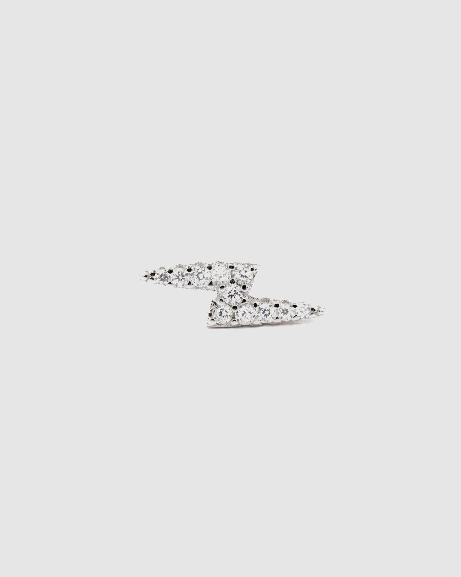 Piercing Personalizável de Prata de Lei 925 com Acabamento em Ródio e Zirconita Brilhante Prata-3