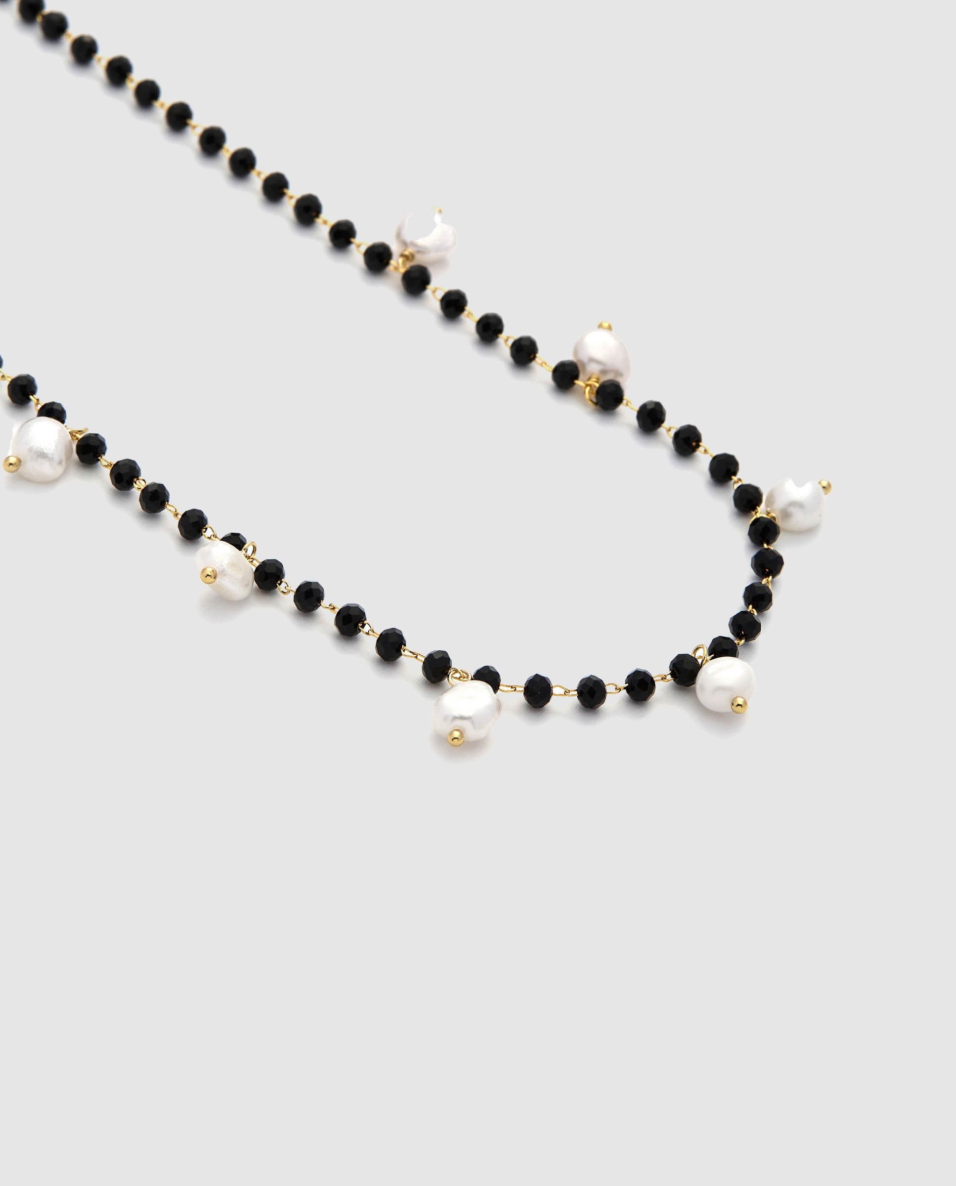 Colar Pide Un Deseo de Prata de Lei 925 com Acabamento em Ouro Amarelo de 18 Quilates e Pérola Branca Ouro-3