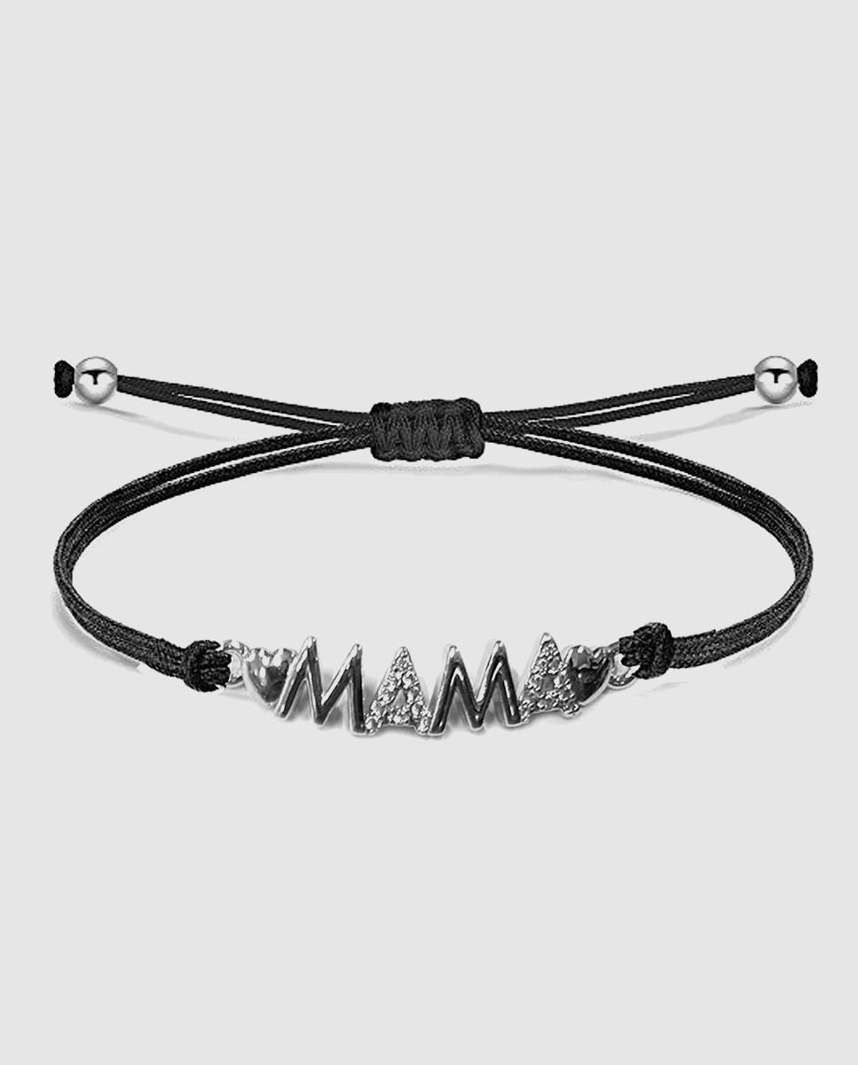 Pulseira de Corrente Special Edition Acabada em Ródio com Zirconita Brilhante Prata-1