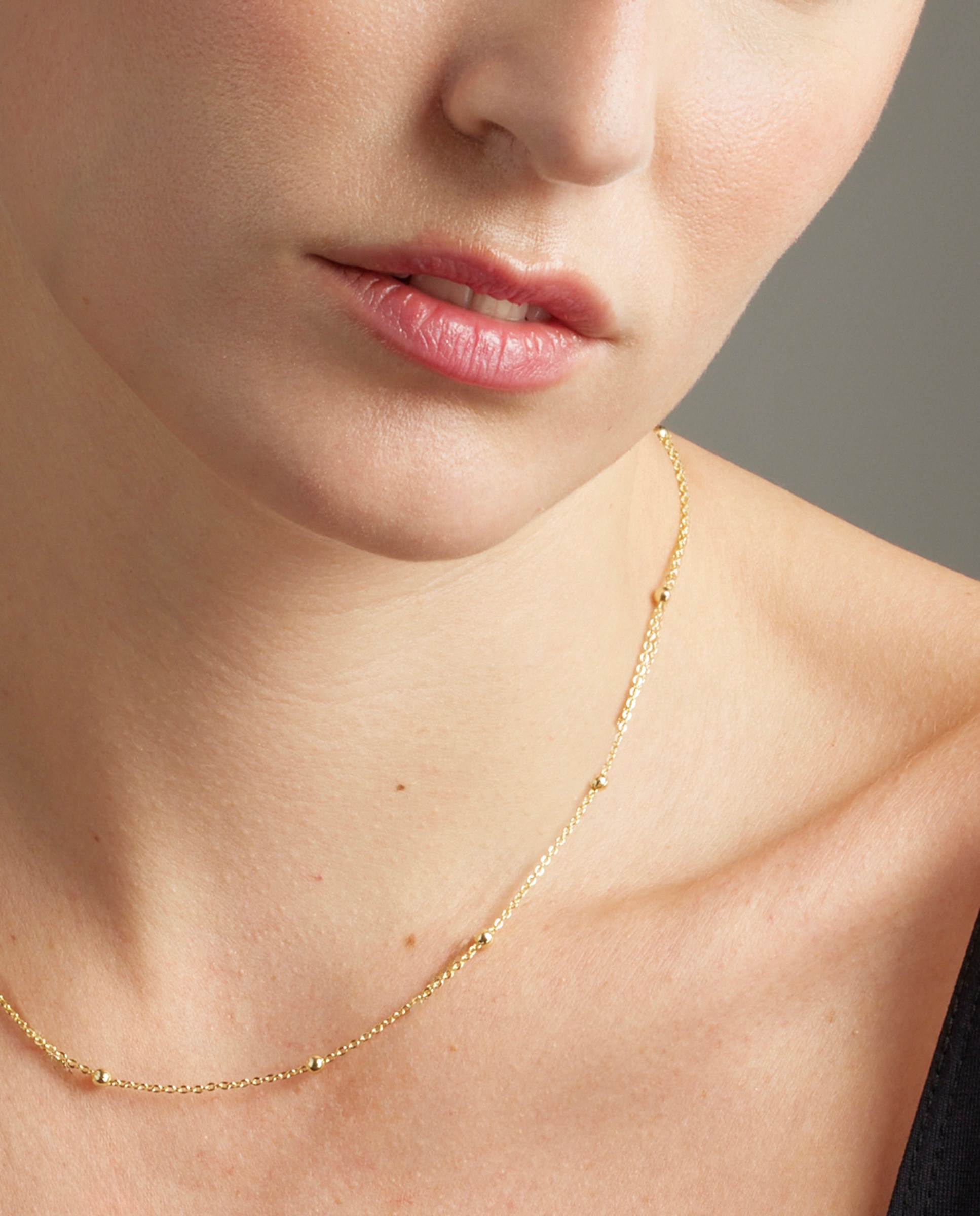 Colar Basic com Acabamento em Ouro Amarelo de 18k Ouro-4