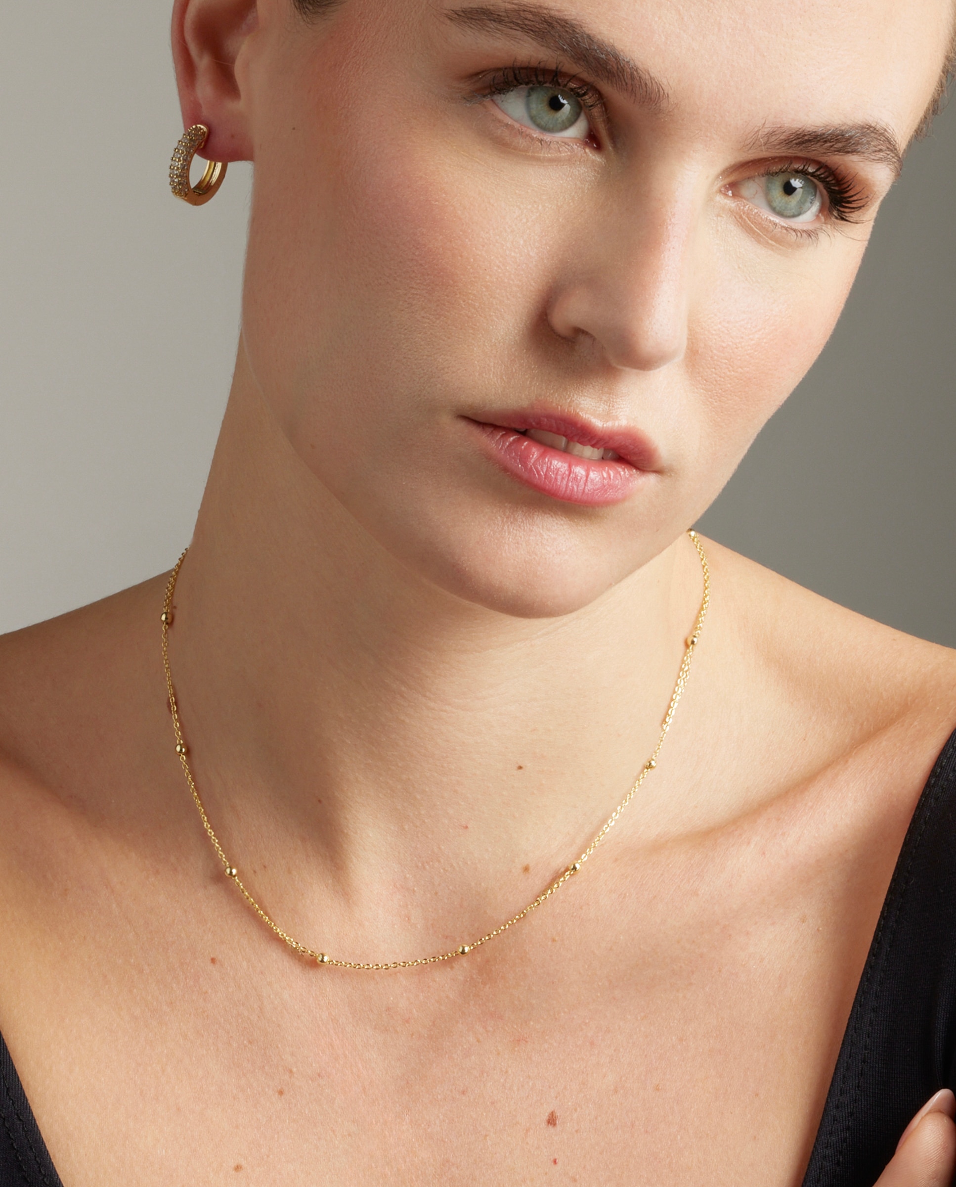 Colar Basic com Acabamento em Ouro Amarelo de 18k Ouro-5