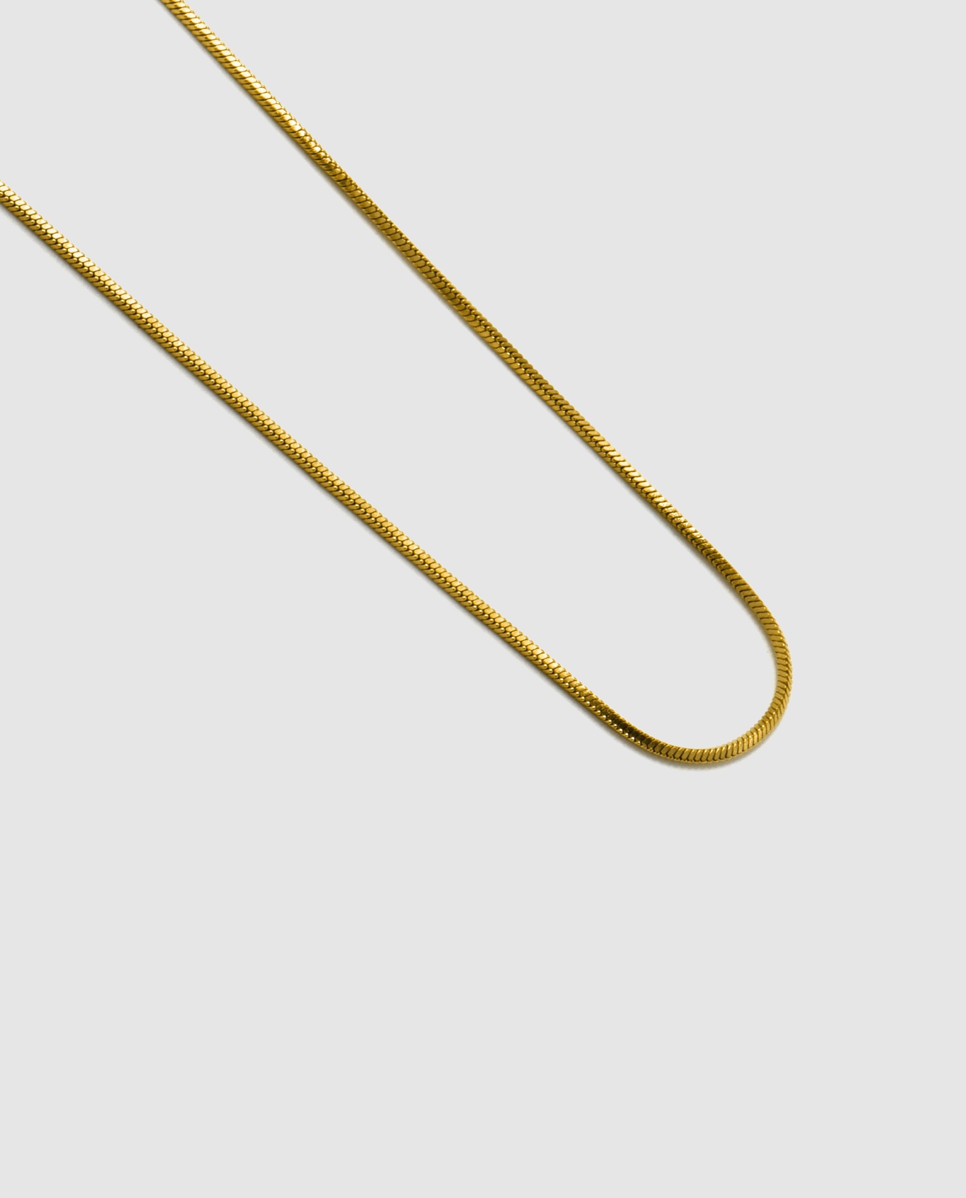 Colar Correntes de Aço com Acabamento em Ouro de 18 Quilates Ouro-6