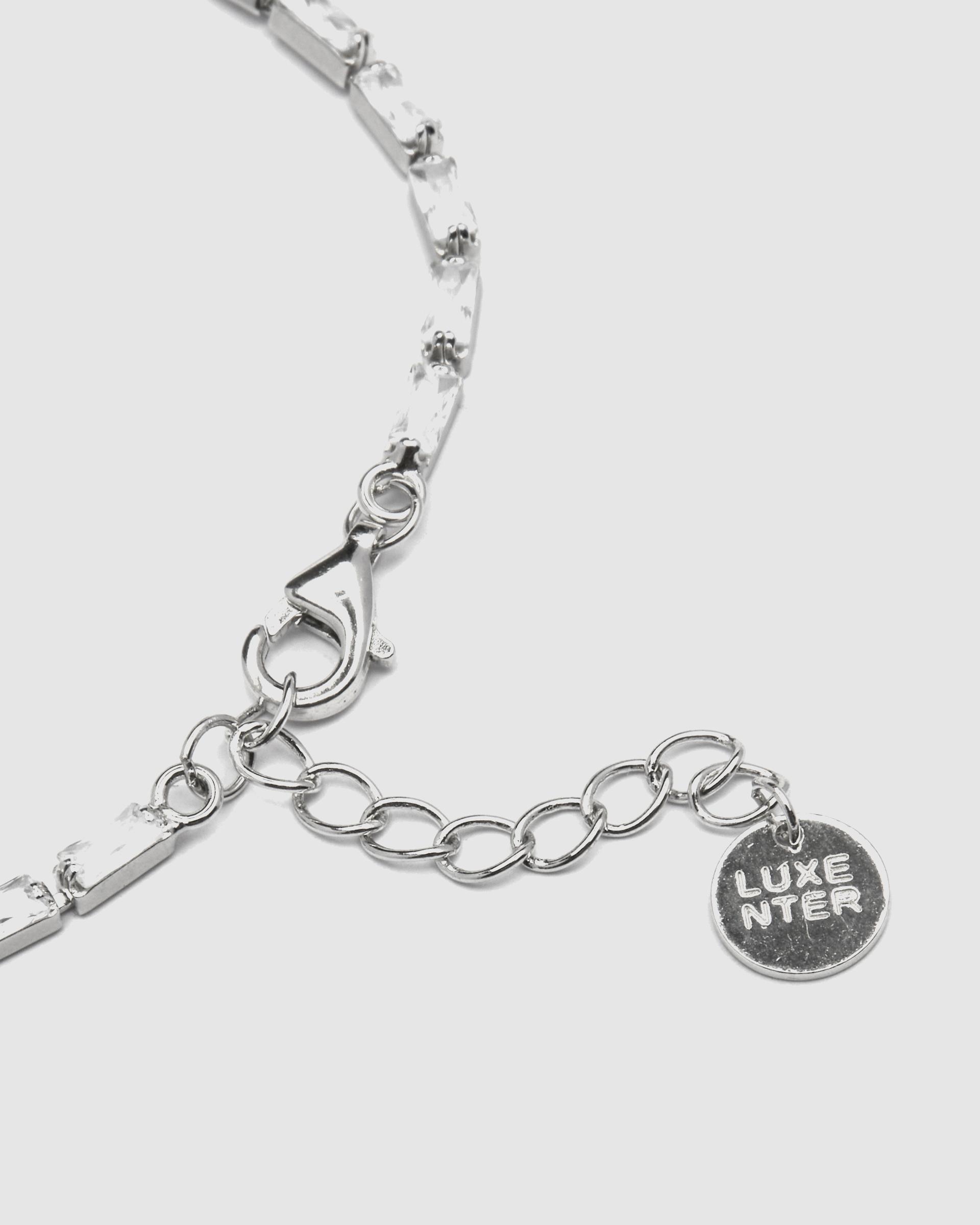 Pulseira Riviere Momentos para Brilhar de Prata de Lei 925 Acabada em Ródio com Zirconita Brilhante Prata-6