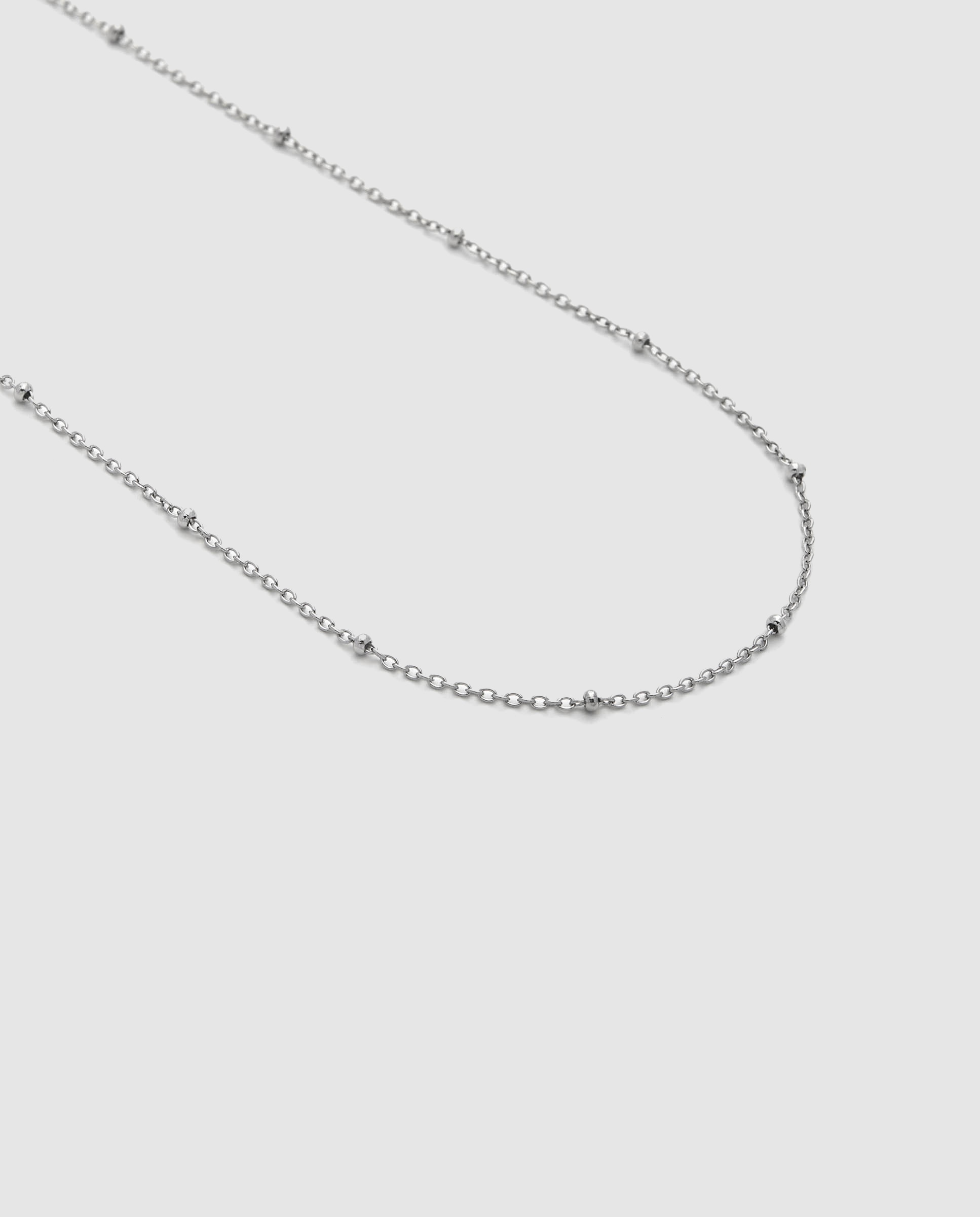 Colar de Prata de Lei 925 com Acabamento em Ródio Prata-6