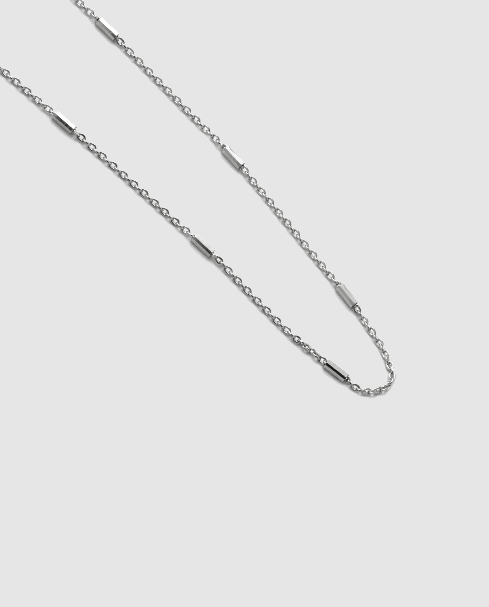Colar de Prata de Lei 925 com Acabamento em Ródio Cinzento-6