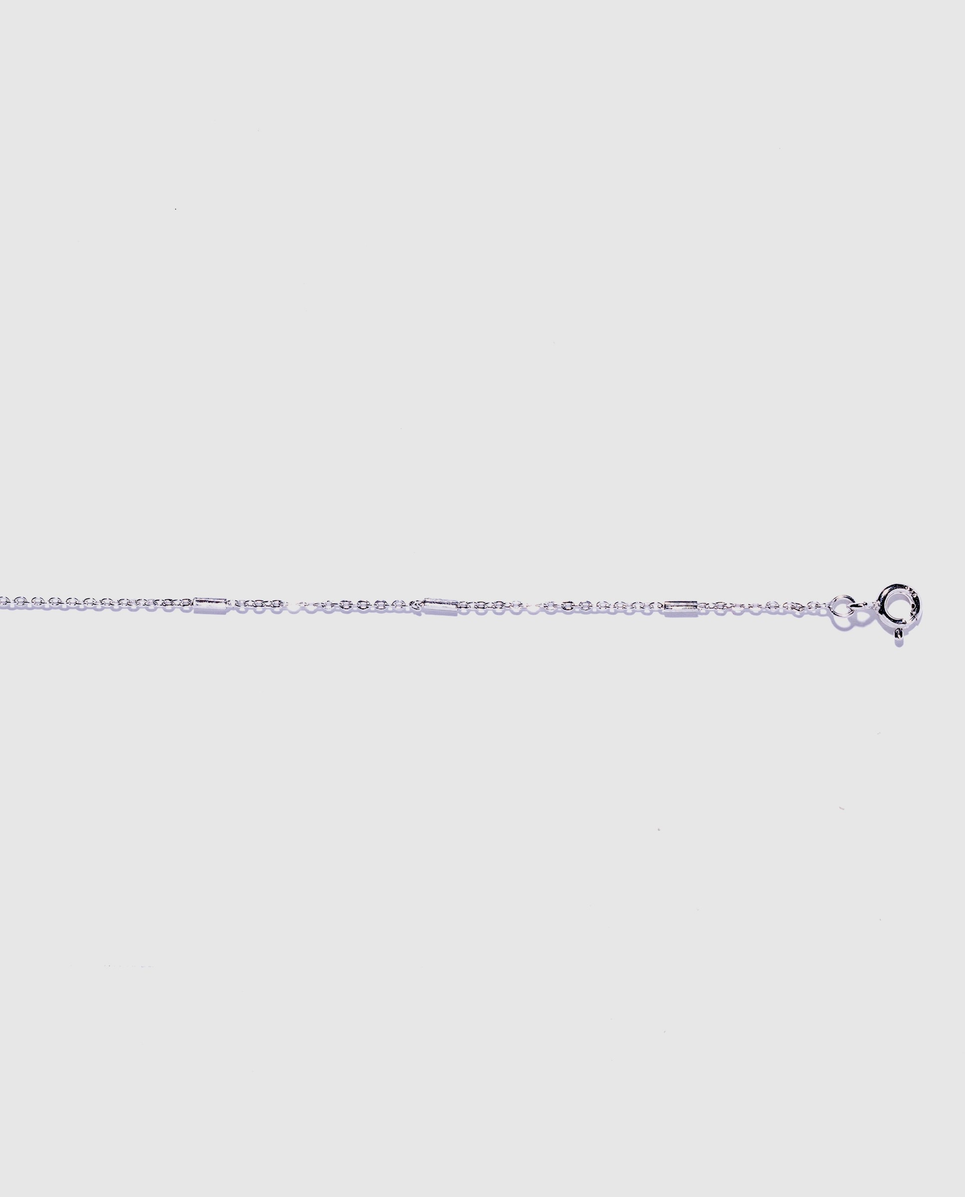 Colar de Prata de Lei 925 com Acabamento em Ródio Cinzento-7