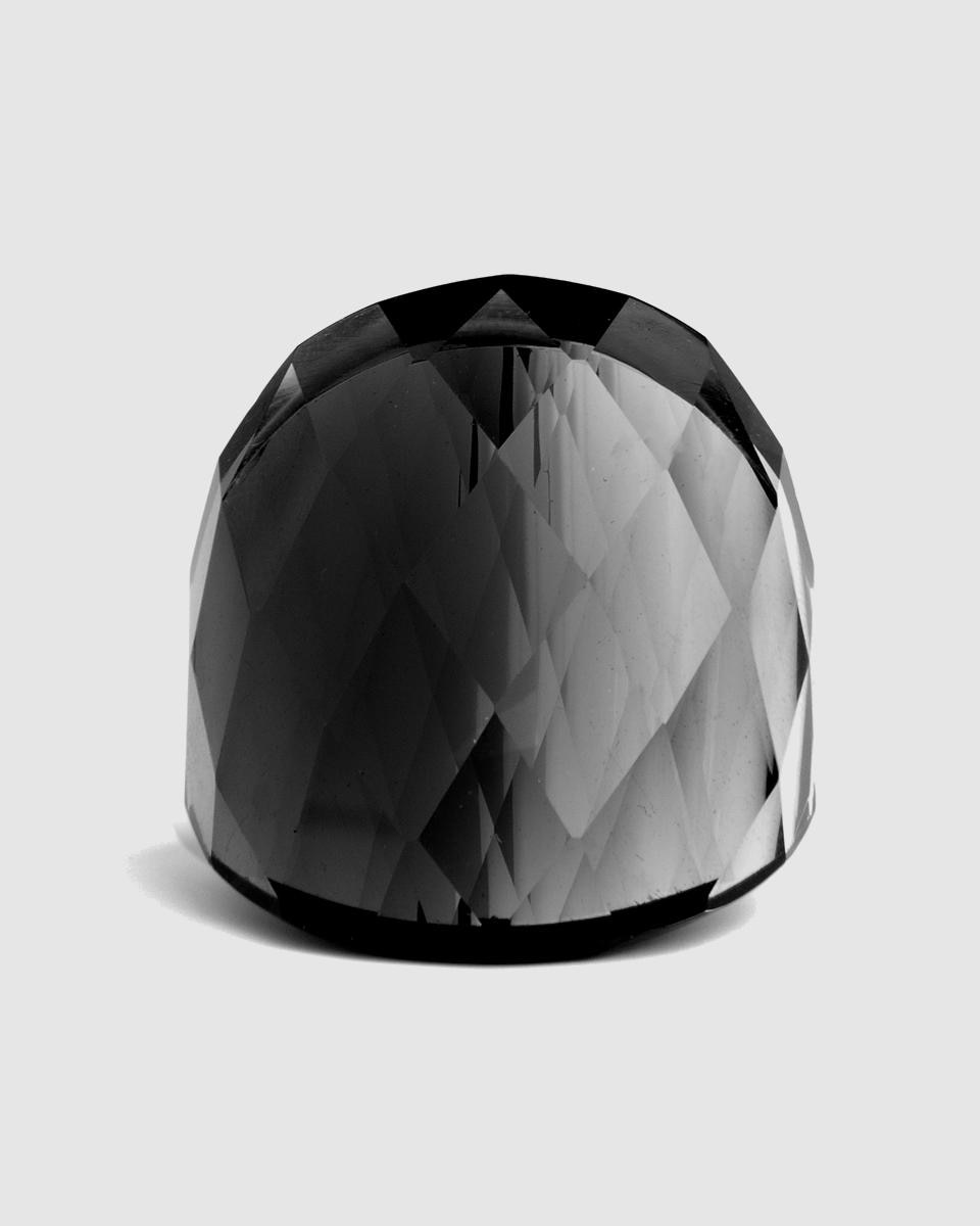 Anel Africa Acabado em Ouro de 18 Quilates com Quartzo Hidrotermal e Ônix Ouro-6