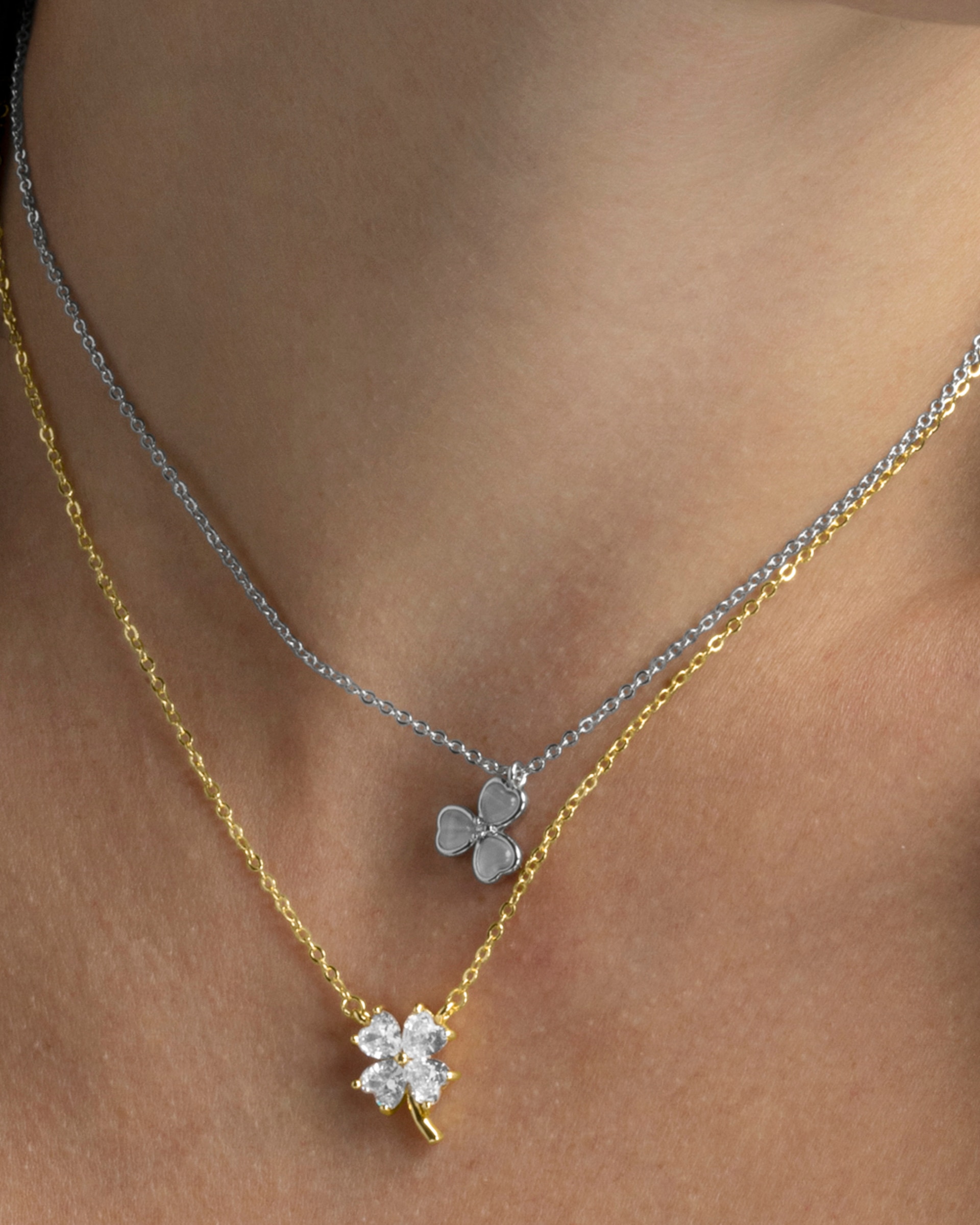 Colar Basic Acabado em Ouro Amarelo de 18 Quilates com Zirconita Brilhante Ouro-3