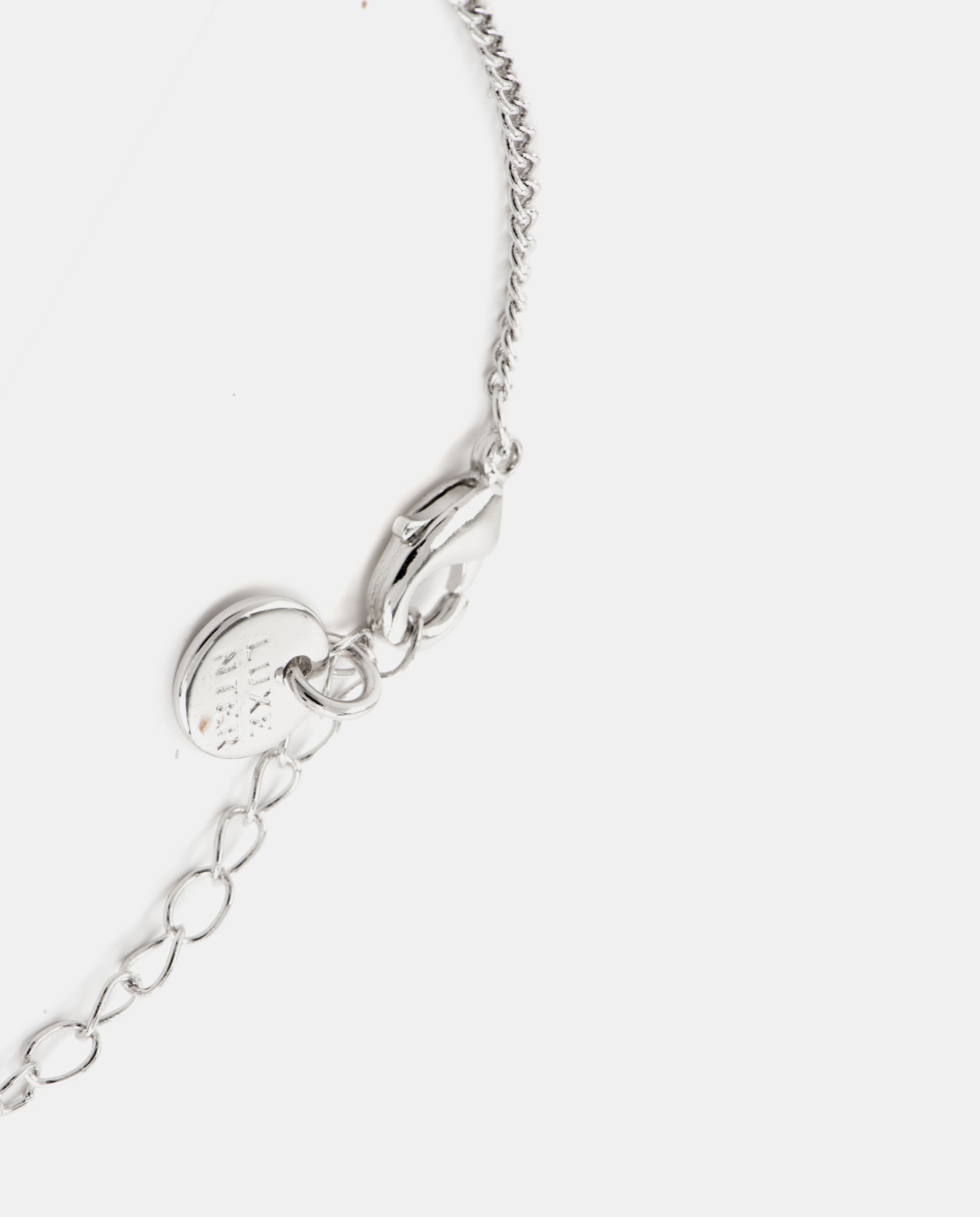 Pulseira com Charms Basic Acabada em Ródio com Zirconita Brilhante Prata-5