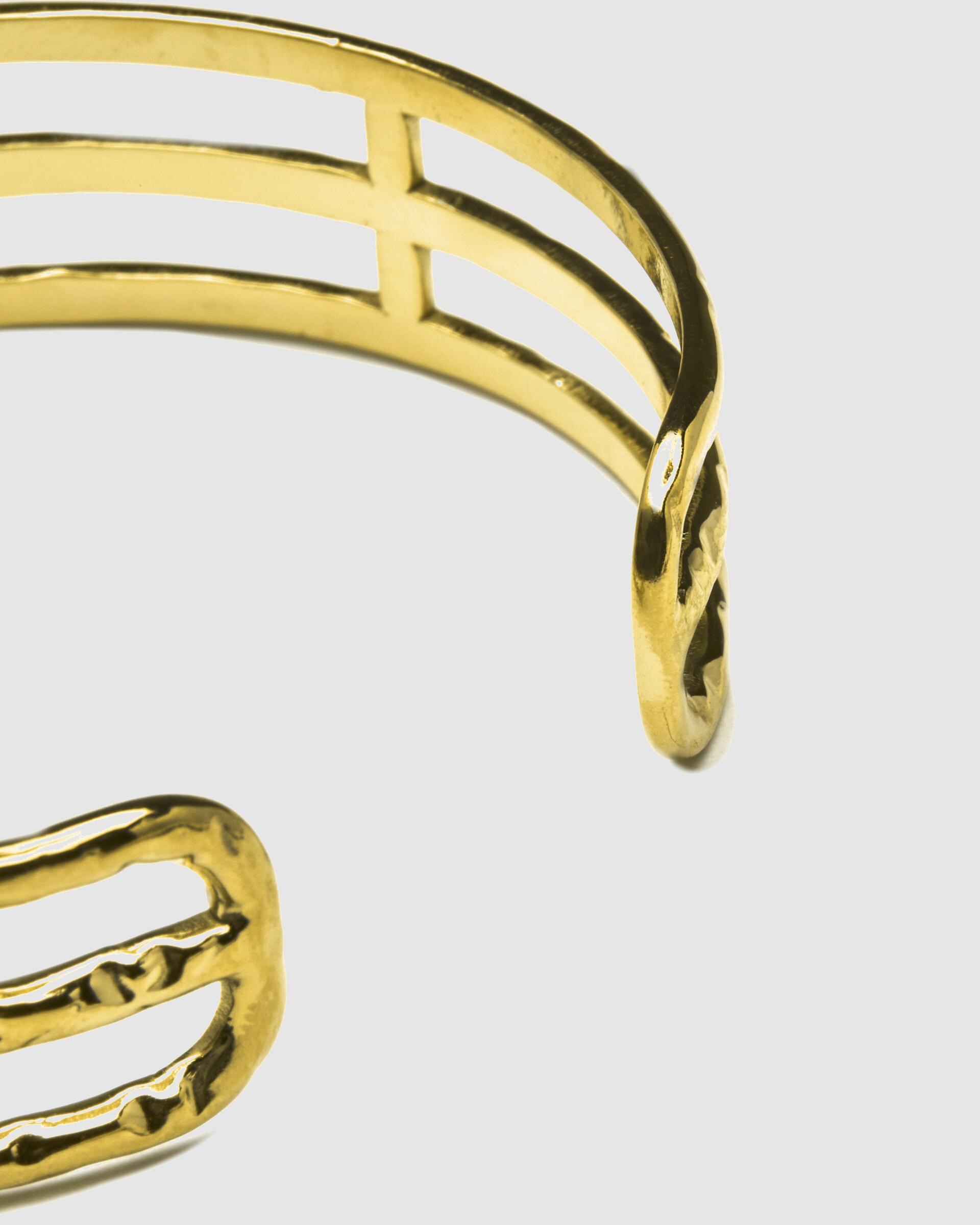 Pulseira de Corrente Boho de Aço Acabada em Ouro Amarelo de 18 Quilates Ouro-7