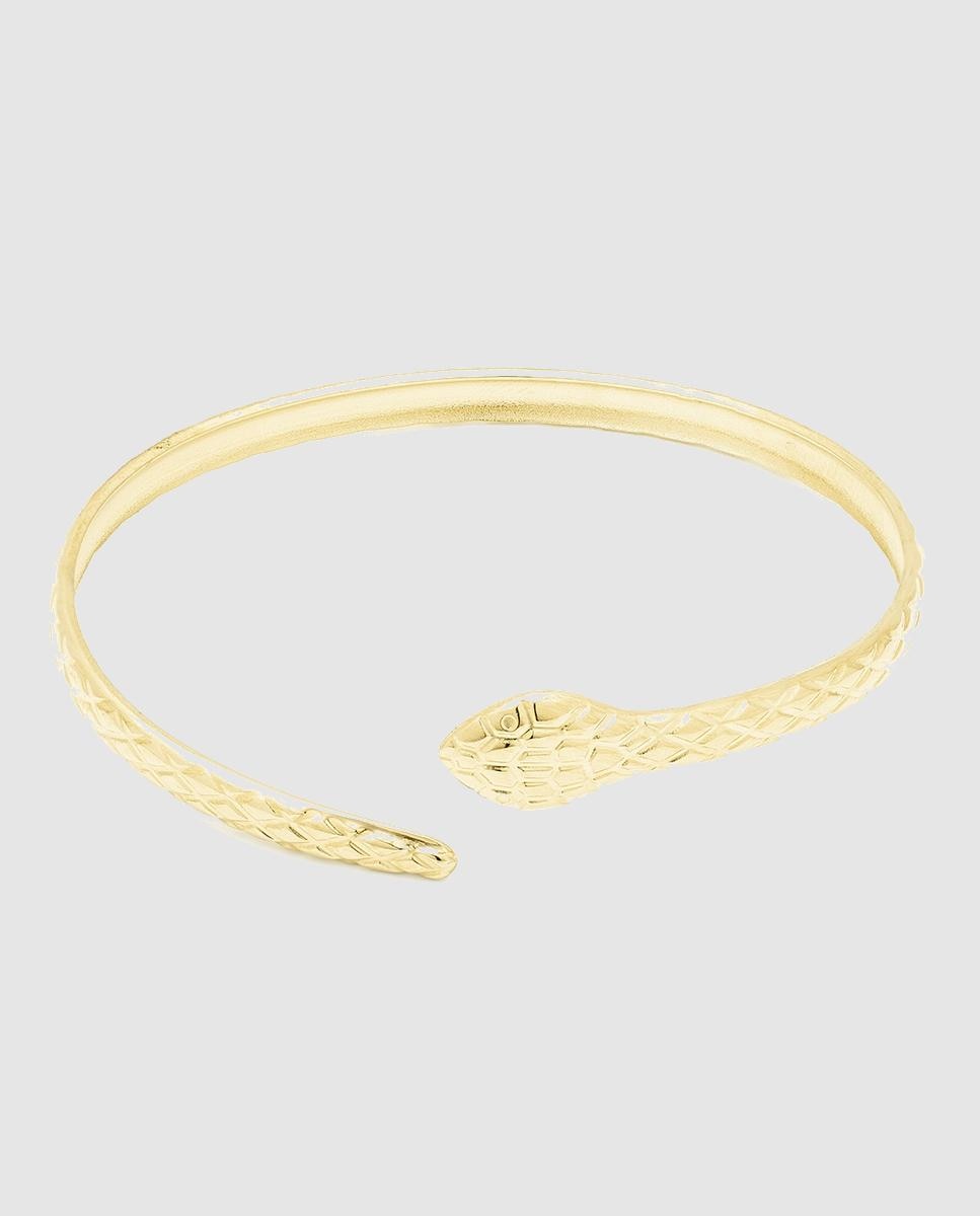 Imagem 0 de Bracelete África Moda de Aço com Acabamento em Ouro Amarelo de 18 Quilates