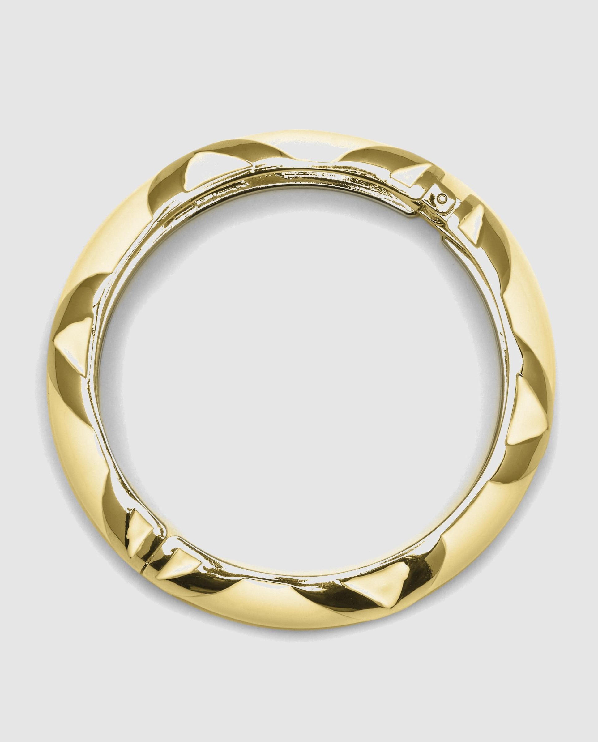 Bracelete África com Acabamento em Ouro Amarelo de 18 Quilates Dourado-3