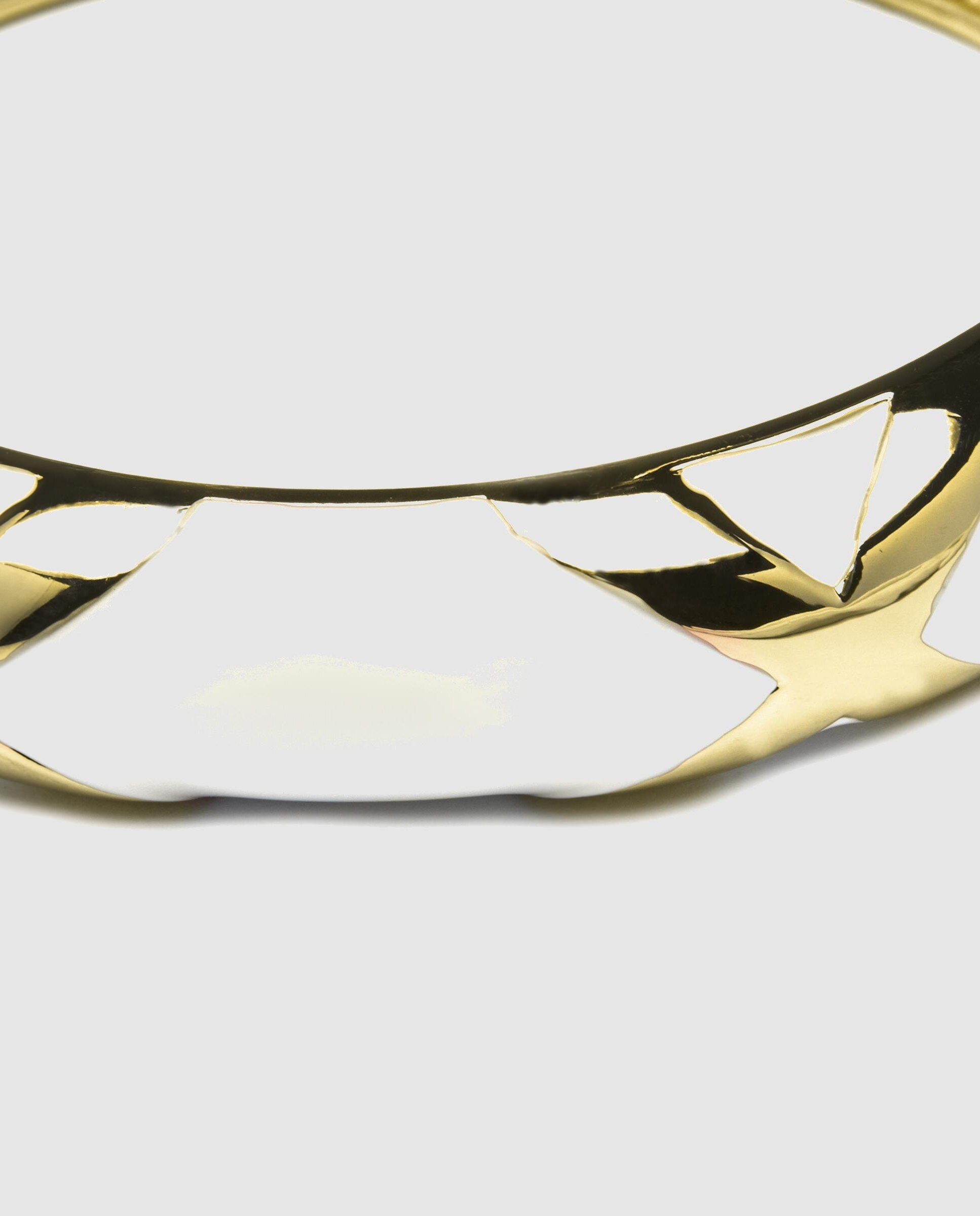 Bracelete África com Acabamento em Ouro Amarelo de 18 Quilates Dourado-6