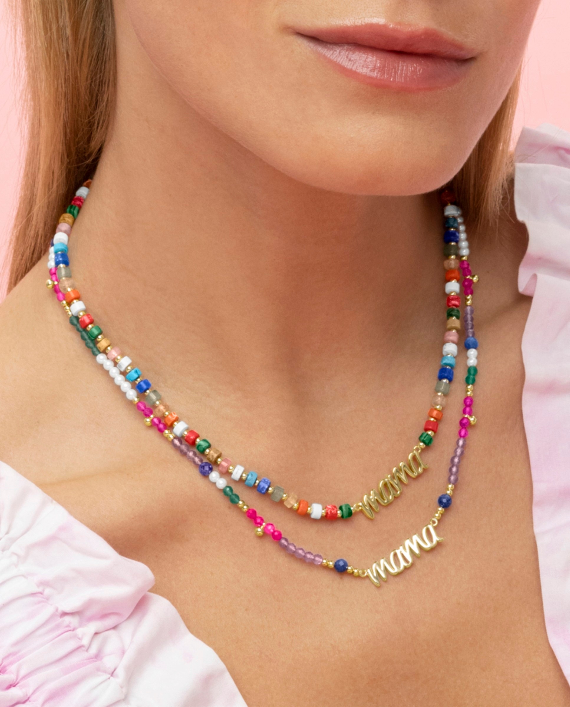 Colar Special Edition de Prata de Lei 925 com Acabamento em Ouro de 18 Quilates e Cristal Multicolor Multicolor-3