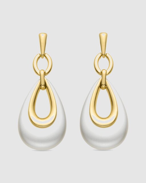 Imagem 0 de Brincos Africa com acabamento em Ouro Amarelo de 18k