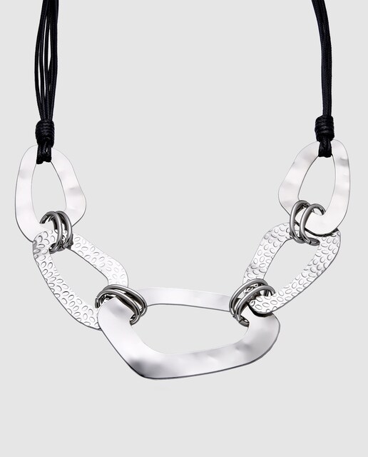 Imagem 0 de Colar Africa com Acabamento em Ródio