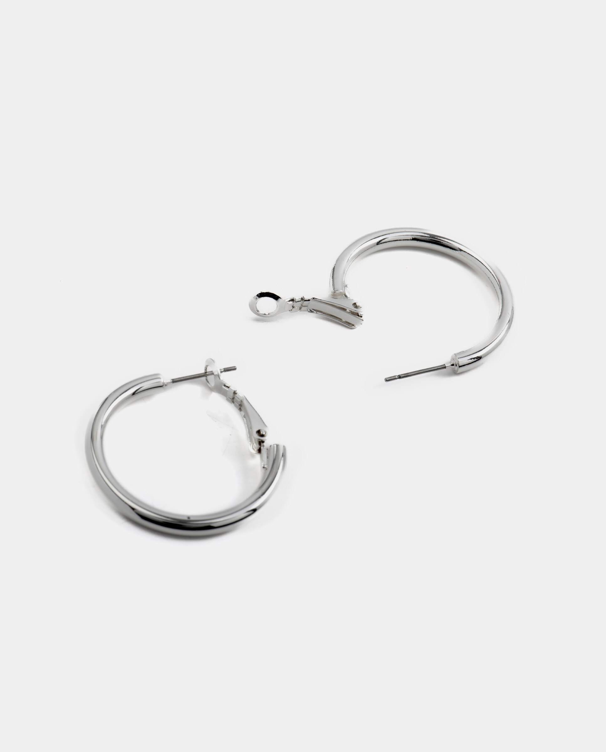 Pendentes Basic com Acabamentos em Ródio Prata-5