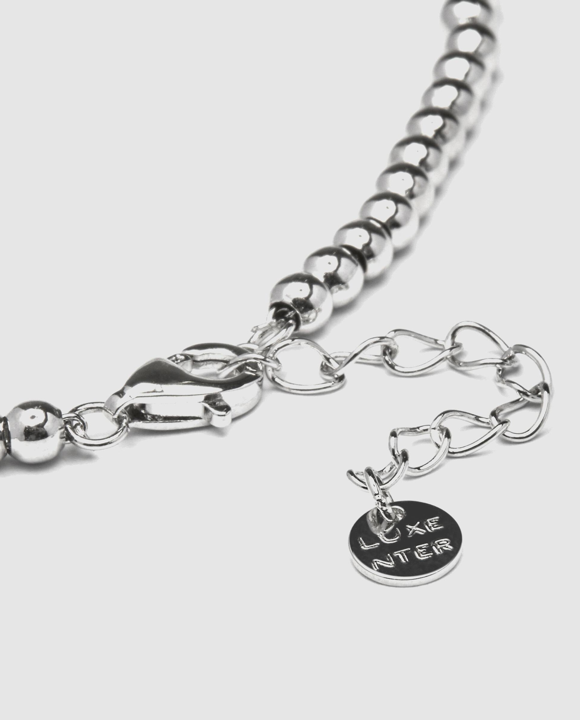 Pulseira de Elos Pide Un Deseo de Prata de Lei 925 Acabada em Ródio com Zirconita Brilhante Branco-7