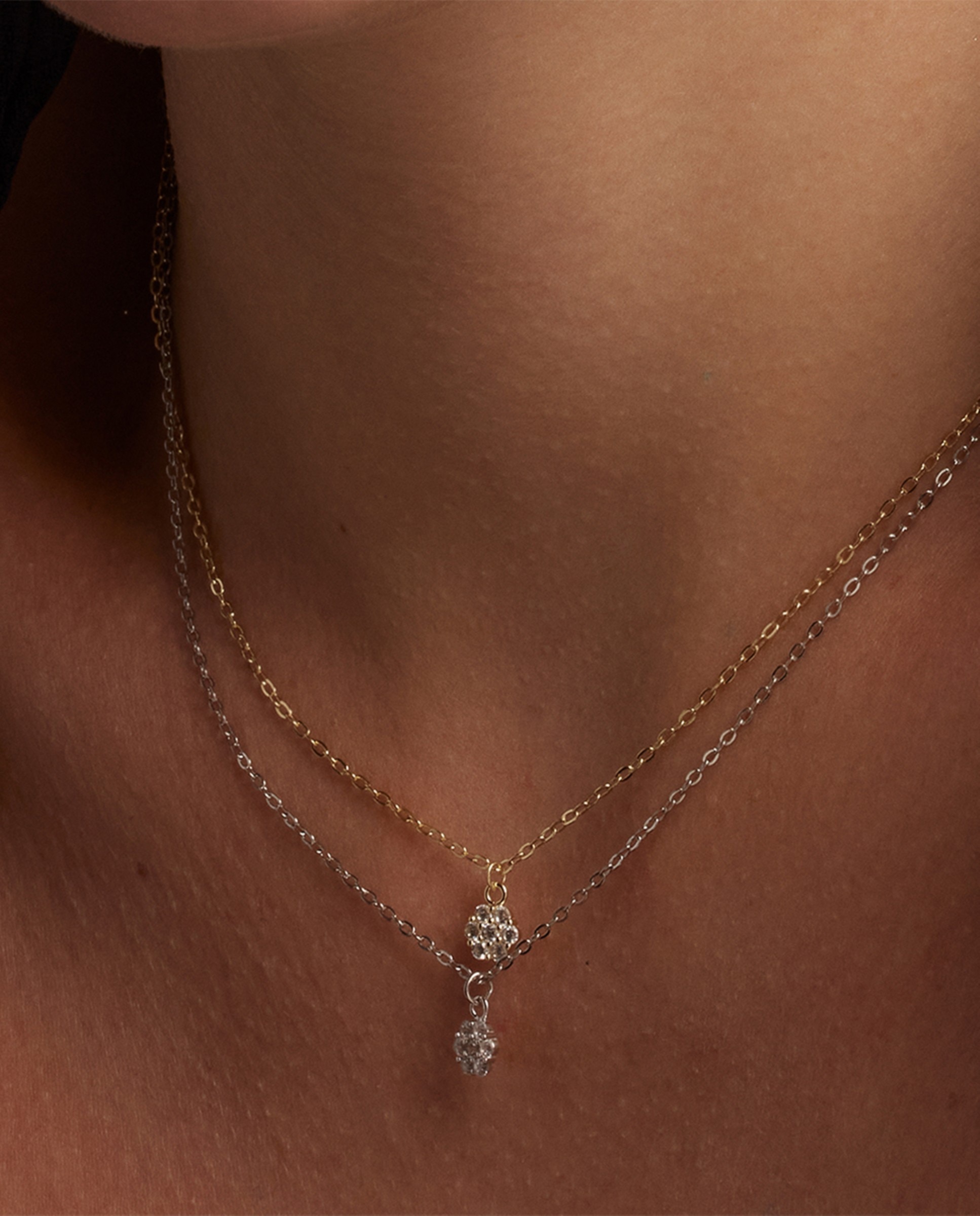 Colar Pide Un Deseo de Prata de Lei 925 com Acabamento em Ródio e Zirconita Brilhante Branco-3