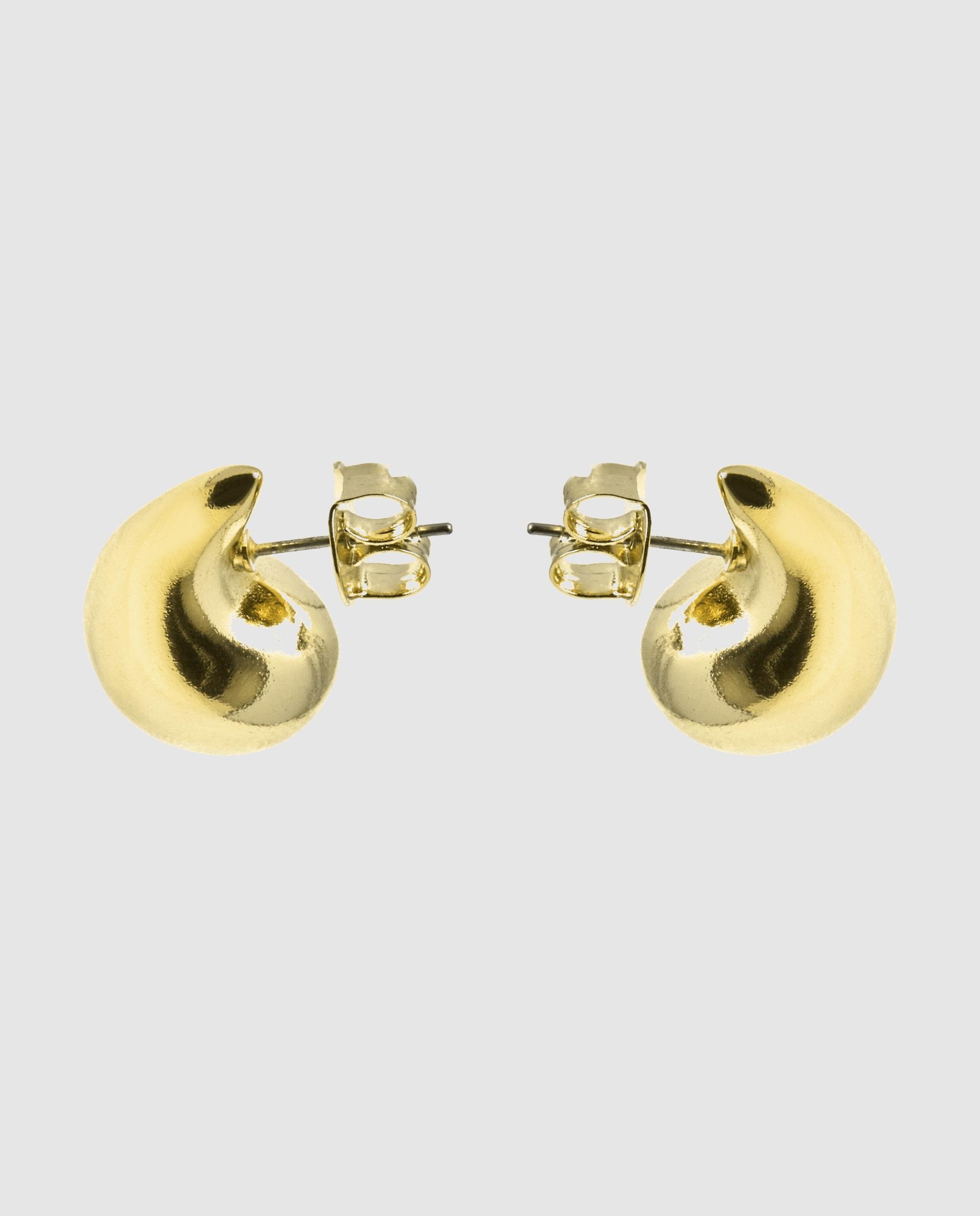 Brincos África com Acabamentos em Ouro Amarelo de 18 Quilates Dourado-3