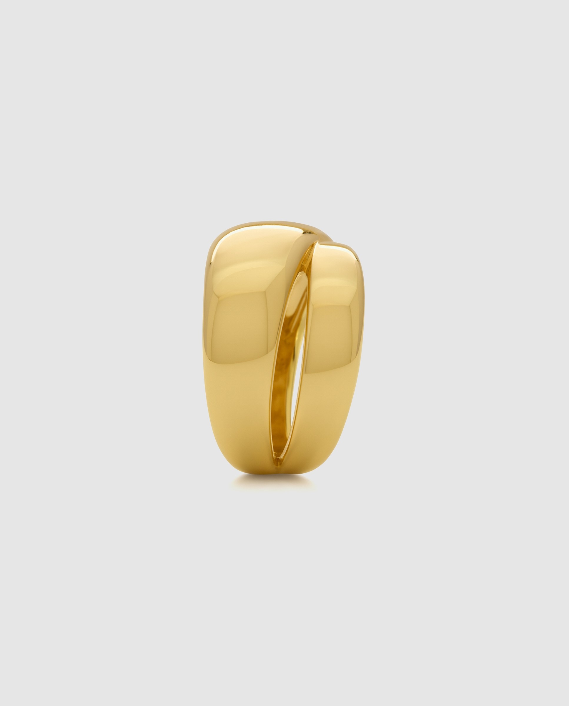 Anel Ajustável África com Acabamento em Ouro Amarelo de 18 Quilates Dourado-3