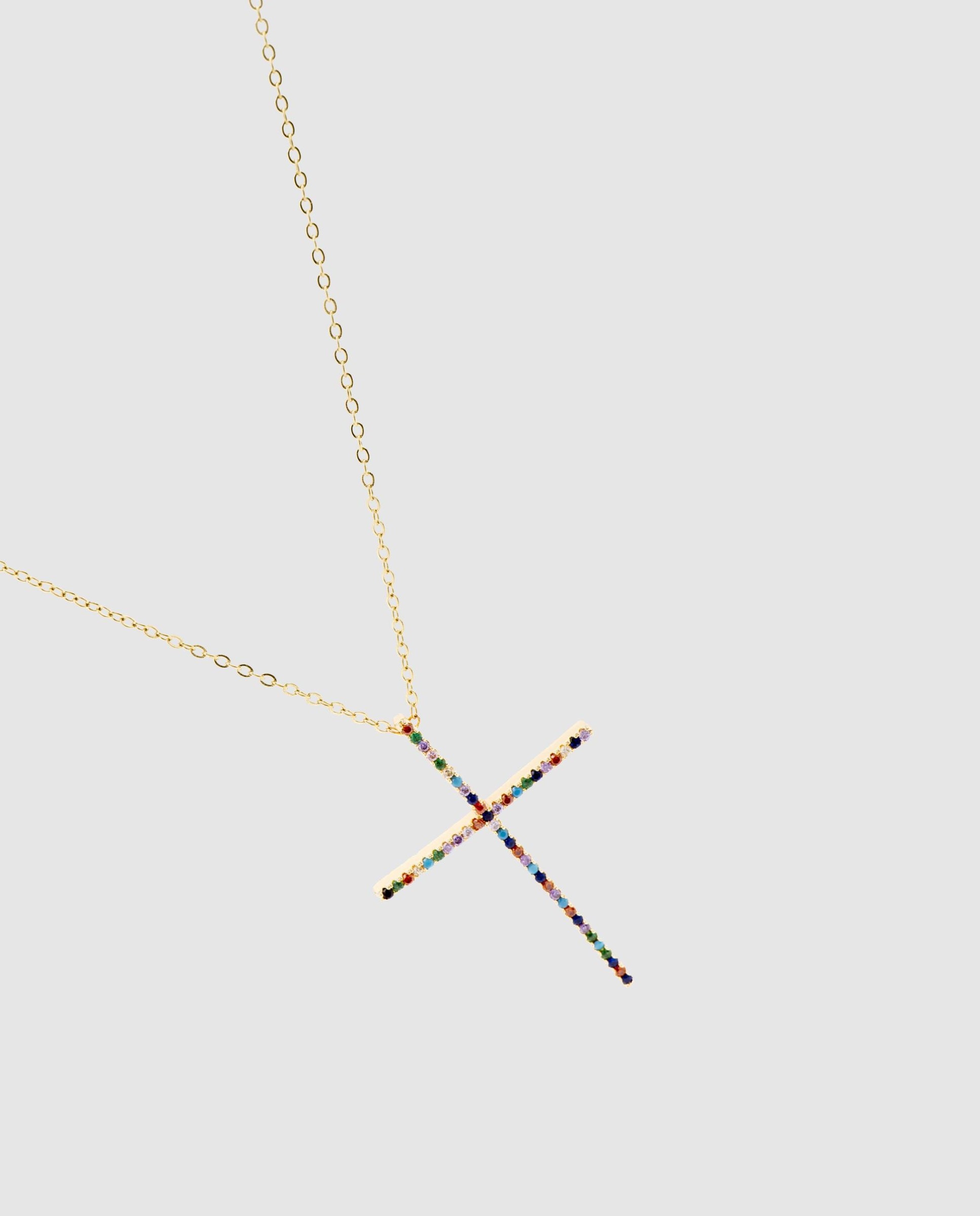 Colar África com Acabamento em Ouro Amarelo de 18 Quilates e Zirconita Multicolor Multicolor-2