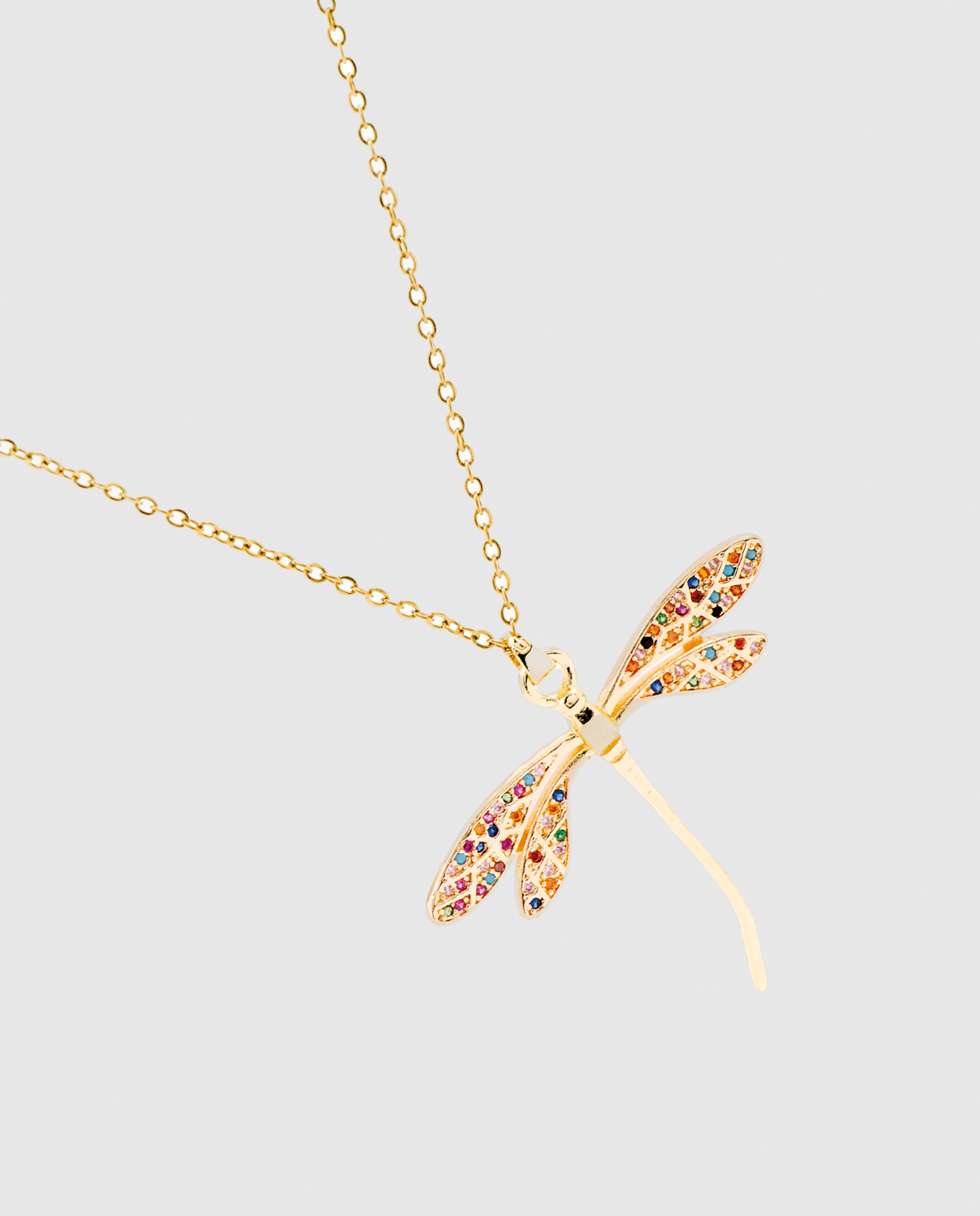 Colar África com Acabamento em Ouro Amarelo de 18 Quilates e Zirconita Multicolor Ouro-3