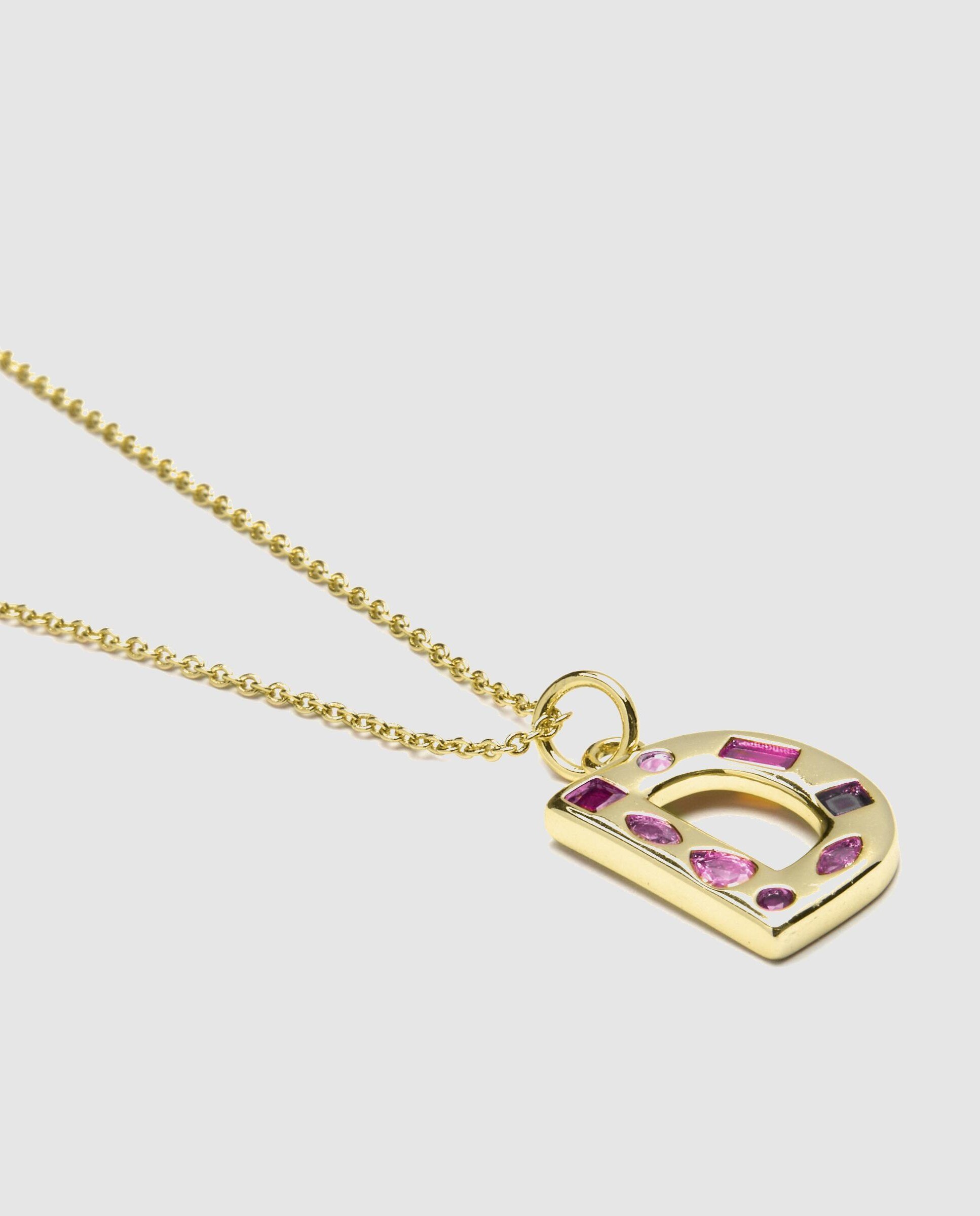 Colar África com Acabamento em Ouro Amarelo de 18 Quilates e Zirconita Multicolor Multicolor-3