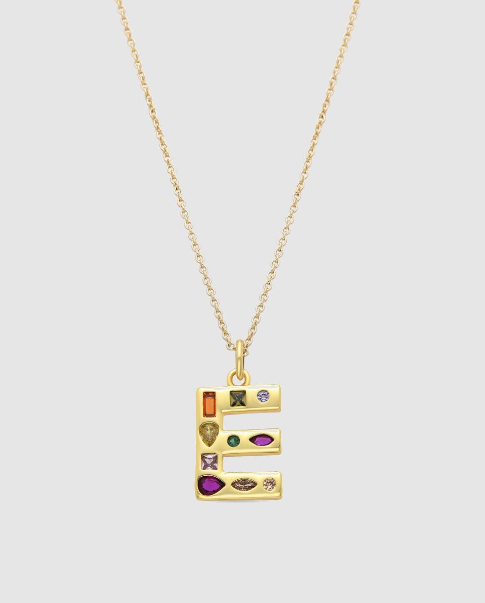 Colar África com Acabamento em Ouro Amarelo de 18 Quilates e Zirconita Multicolor Multicolor-1