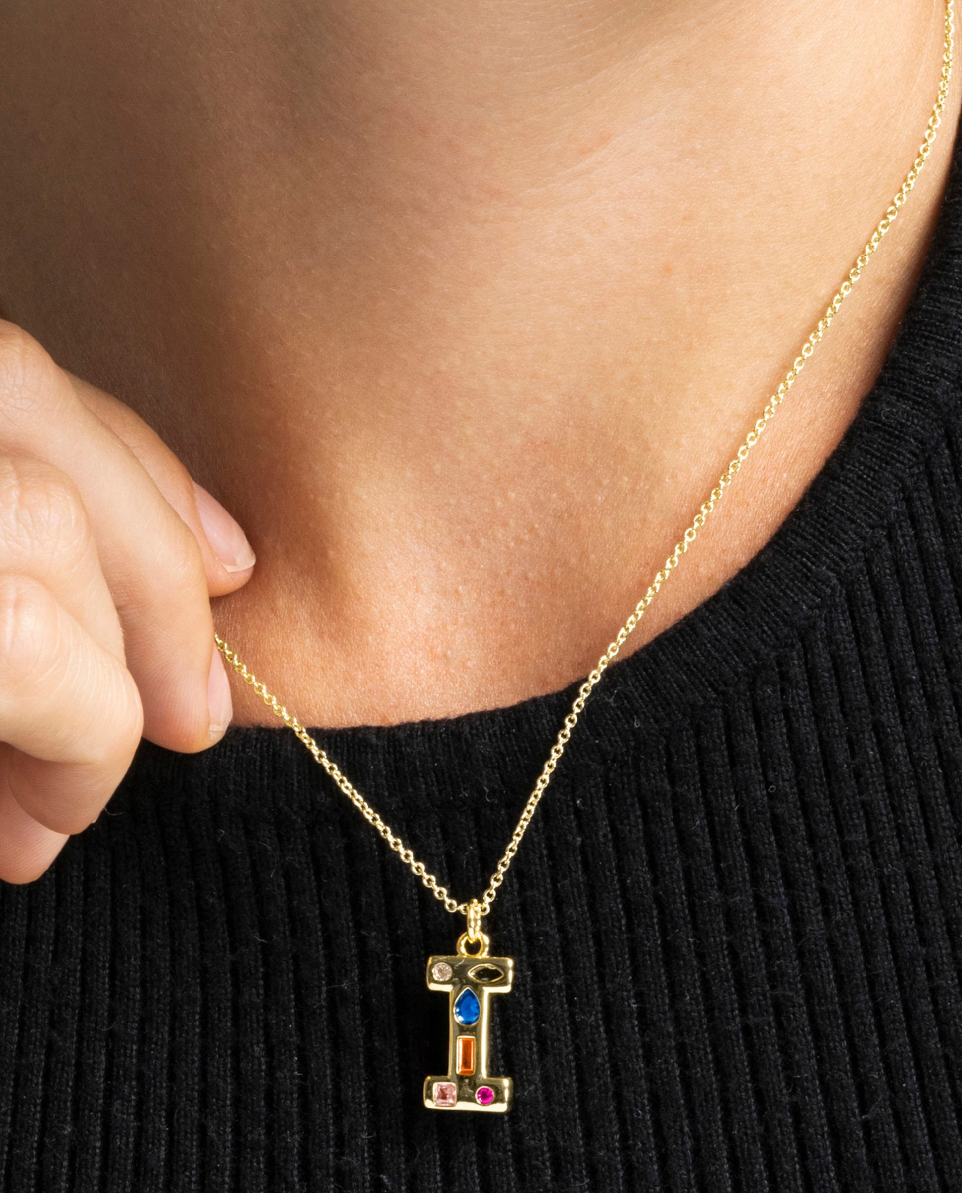 Colar África com Acabamento em Ouro Amarelo de 18 Quilates e Zirconita Multicolor Multicolor-3