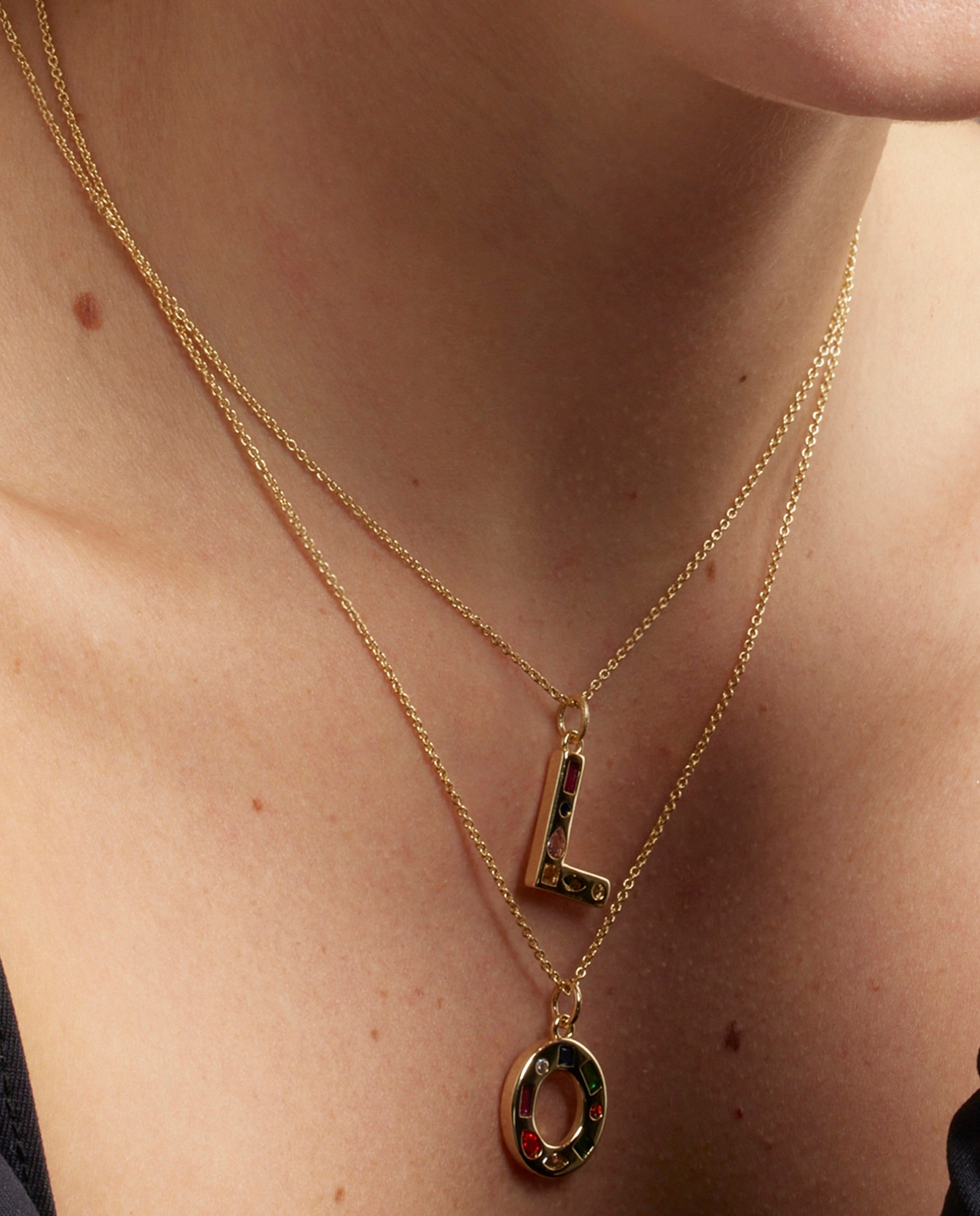 Colar África com Acabamento em Ouro Amarelo de 18 Quilates e Zirconita Multicolor Multicolor-3