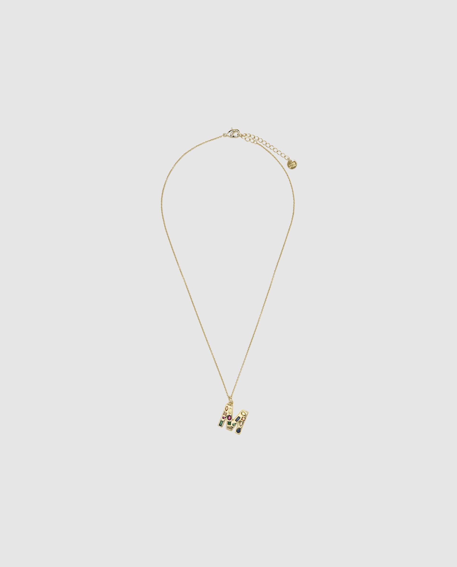 Colar África com Acabamento em Ouro Amarelo de 18 Quilates e Zirconita Multicolor Multicolor-3