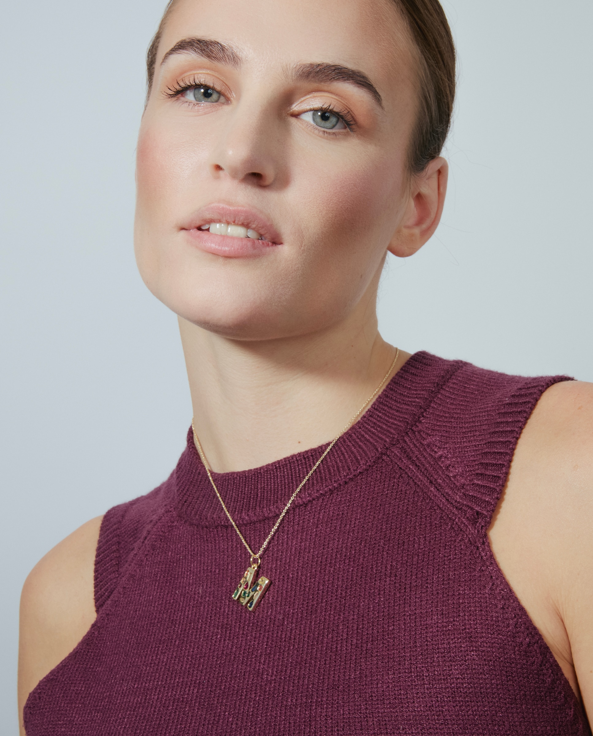 Colar África com Acabamento em Ouro Amarelo de 18 Quilates e Zirconita Multicolor Multicolor-5