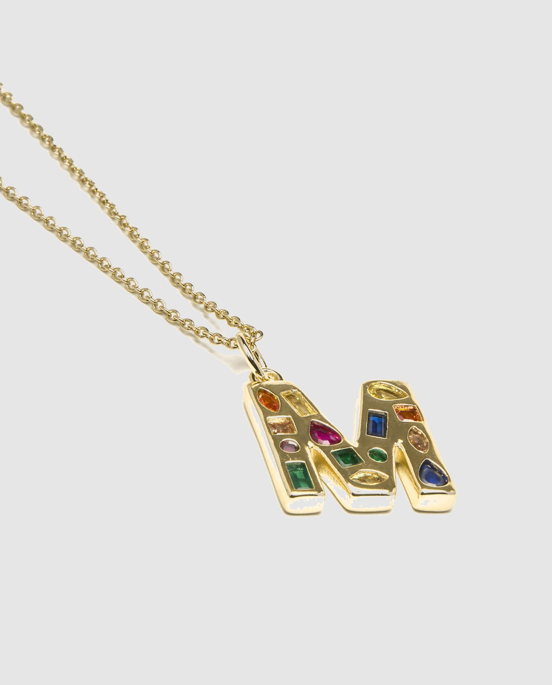 Colar África com Acabamento em Ouro Amarelo de 18 Quilates e Zirconita Multicolor Multicolor-6