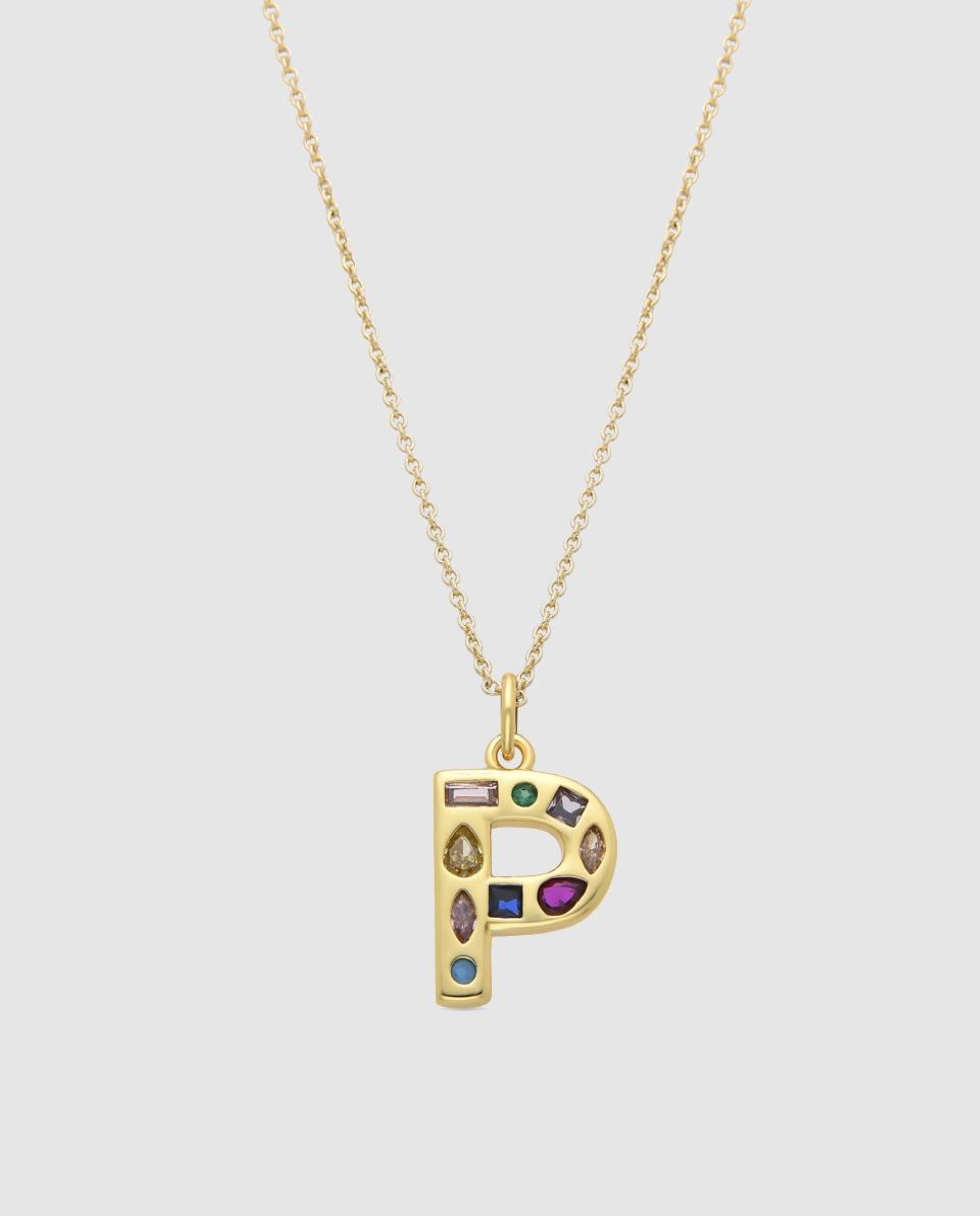 Colar África com Acabamento em Ouro Amarelo de 18 Quilates e Zirconita Multicolor Multicolor-1