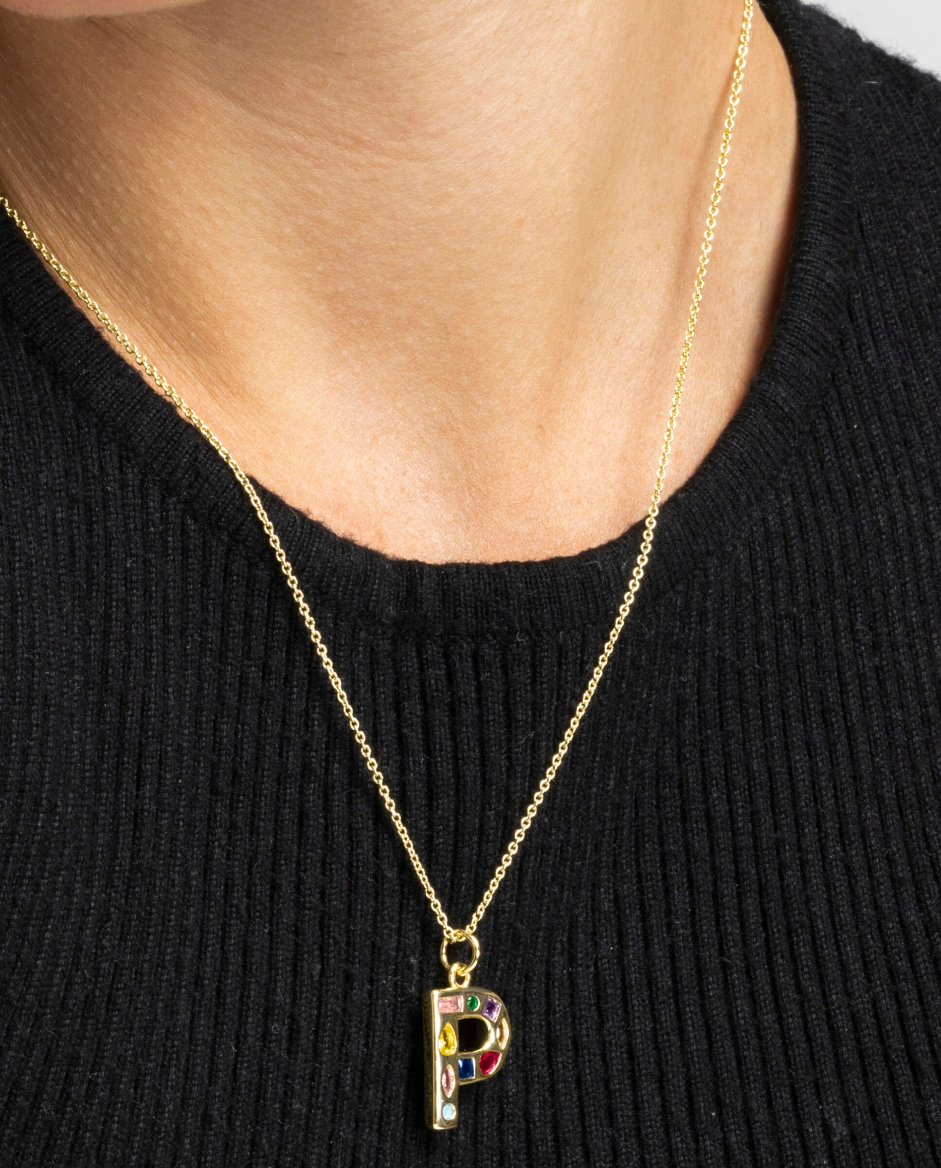 Colar África com Acabamento em Ouro Amarelo de 18 Quilates e Zirconita Multicolor Multicolor-3