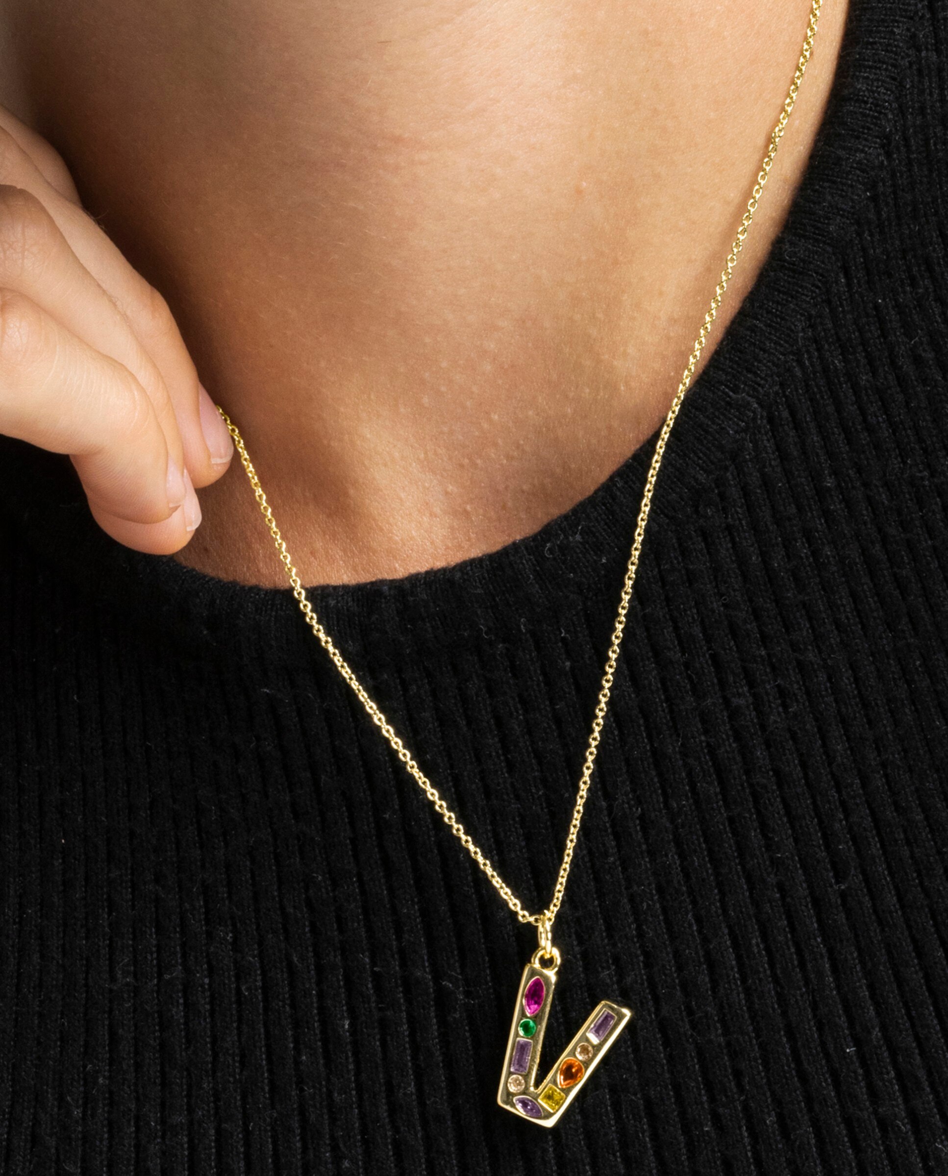 Colar África com Acabamento em Ouro Amarelo de 18 Quilates e Zirconita Multicolor Multicolor-3