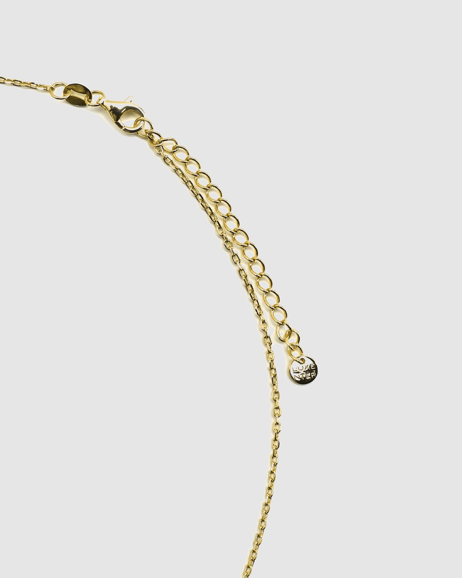 Colar Momentos para Brilhar de Prata de Lei 925 com Acabamento em Ouro de 18 Quilates e Zircónias Brilhantes Ouro / Prata-7