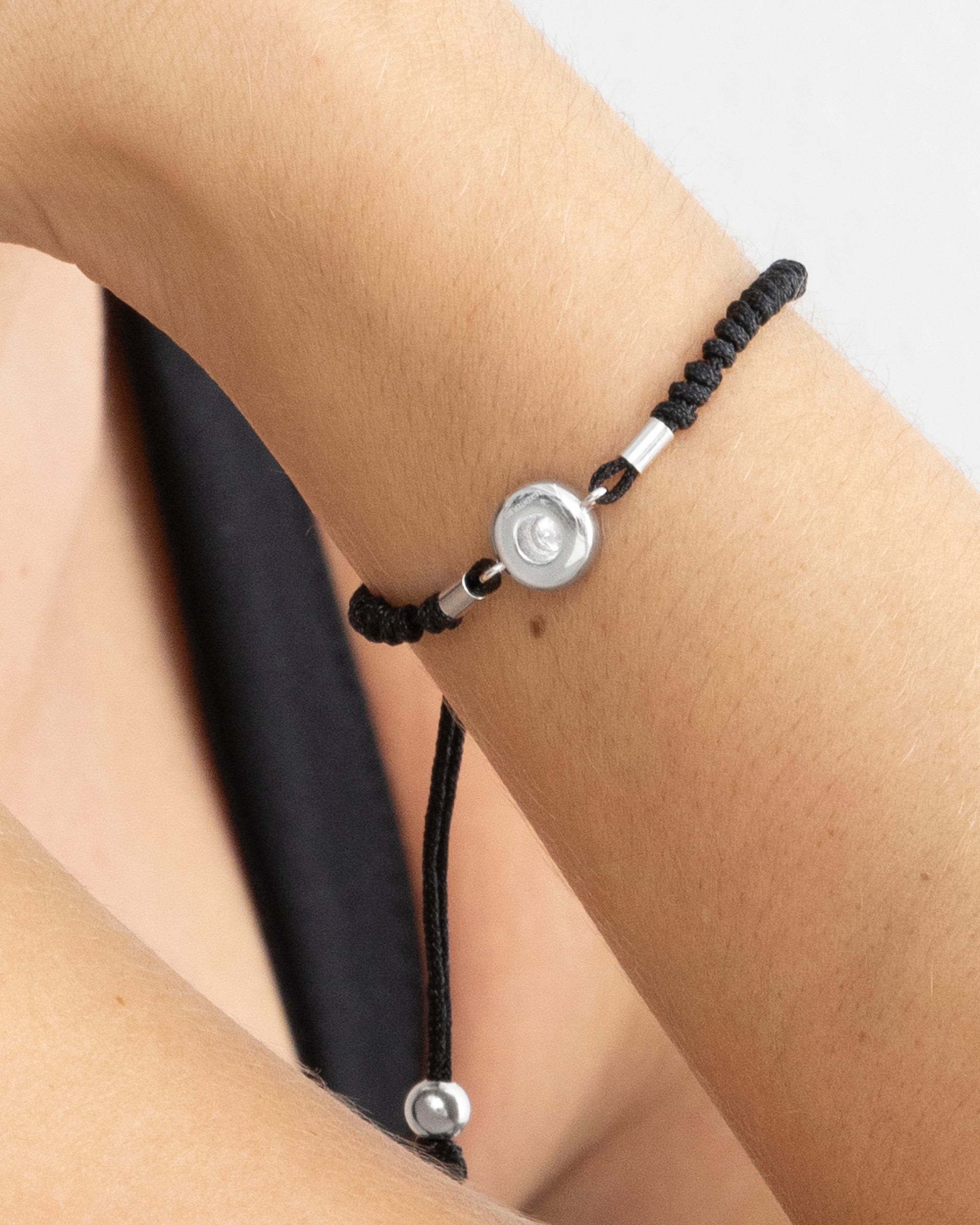 Pulseira de Cordão e Fio Momentos para Brilhar de Prata de Lei 925 Acabada em Ródio com Zirconita Brilhante Prata-3