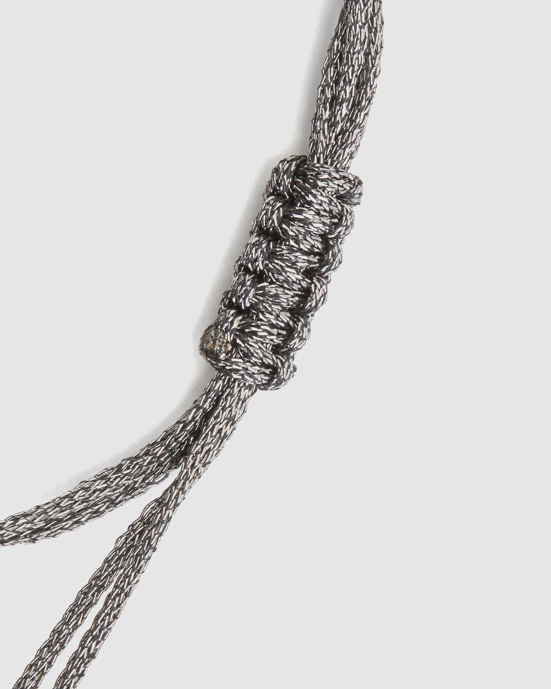 Pulseira de Cordão e Fio Momentos para Brilhar de Prata de Lei 925 com Acabamento em Ródio e Zirconita Brilhante Prata-4